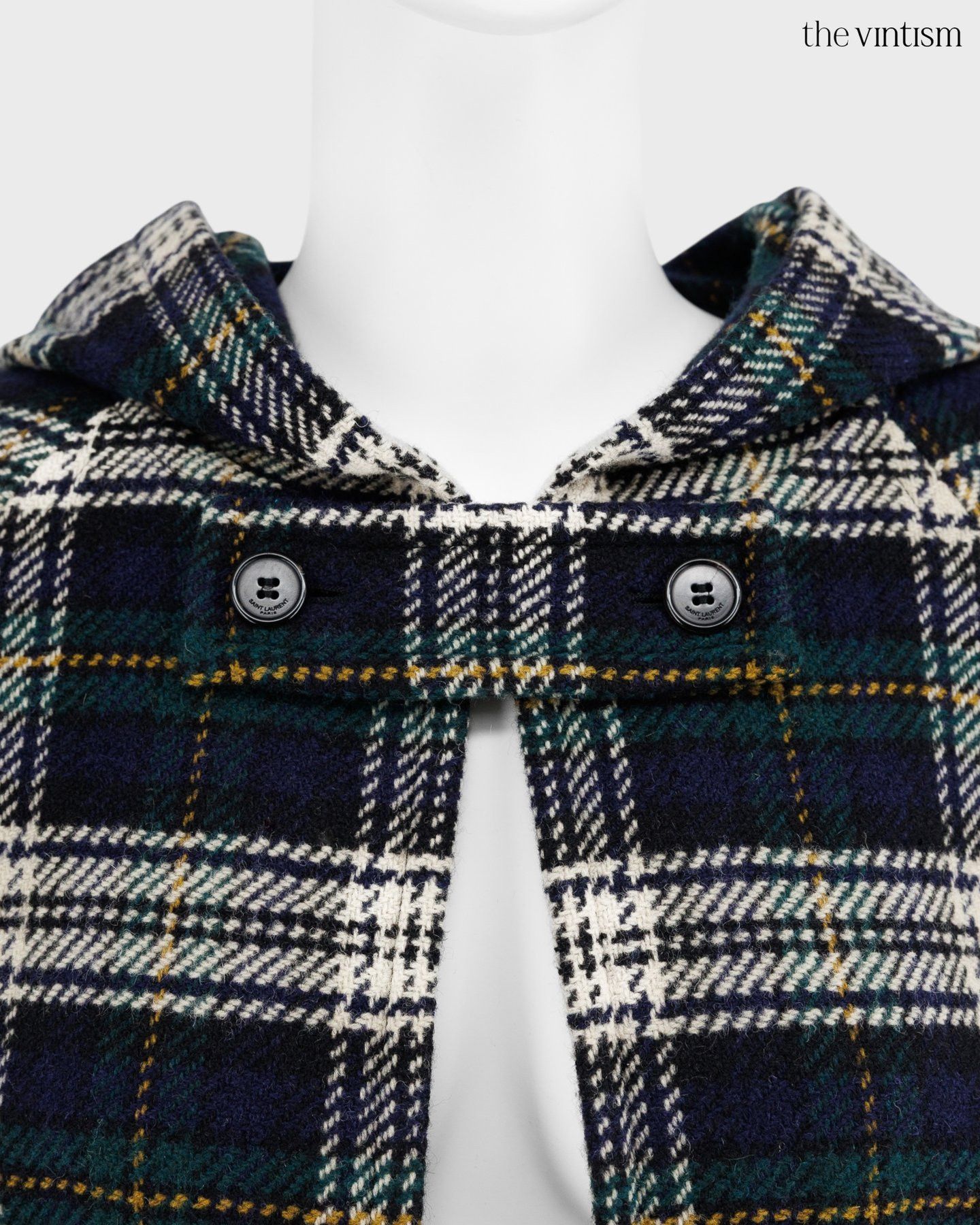 Saint Laurent Paris Saint Laurent by Hedi Slimane F/W 2014 Runway Pure Wool Cape Size S / US 4 / IT 40 - 10 Thumbnail