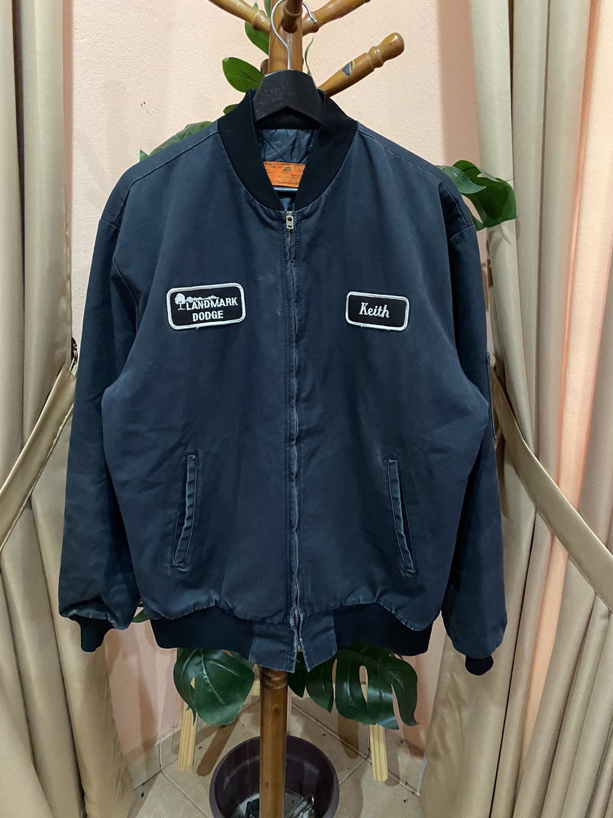 Red Kap VINTAGE 90S RED KAP WORKWEAR BOMBER JACKET Size US L / EU 52-54 / 3 - 1 Thumbnail