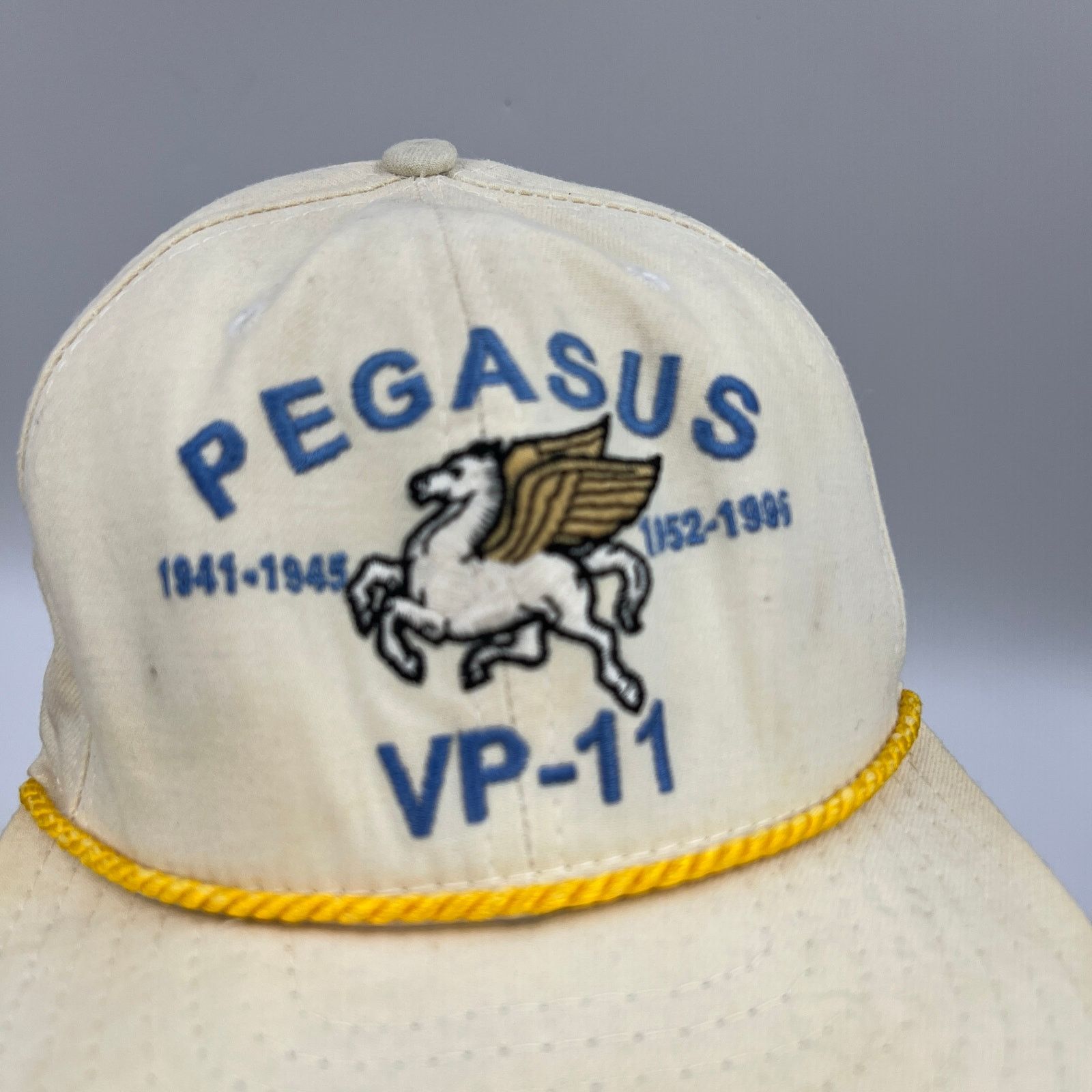 New Era Vintage New Era Baseball Hat Pegasus Cream Size ONE SIZE - 2 Thumbnail