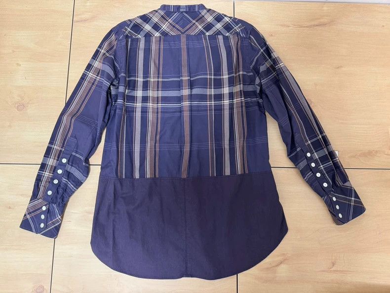 Number (N)ine Number (N)ine09 Court stitched plaid shirt 2503-Nextarrow Size US M / EU 48-50 / 2 - 2 Thumbnail