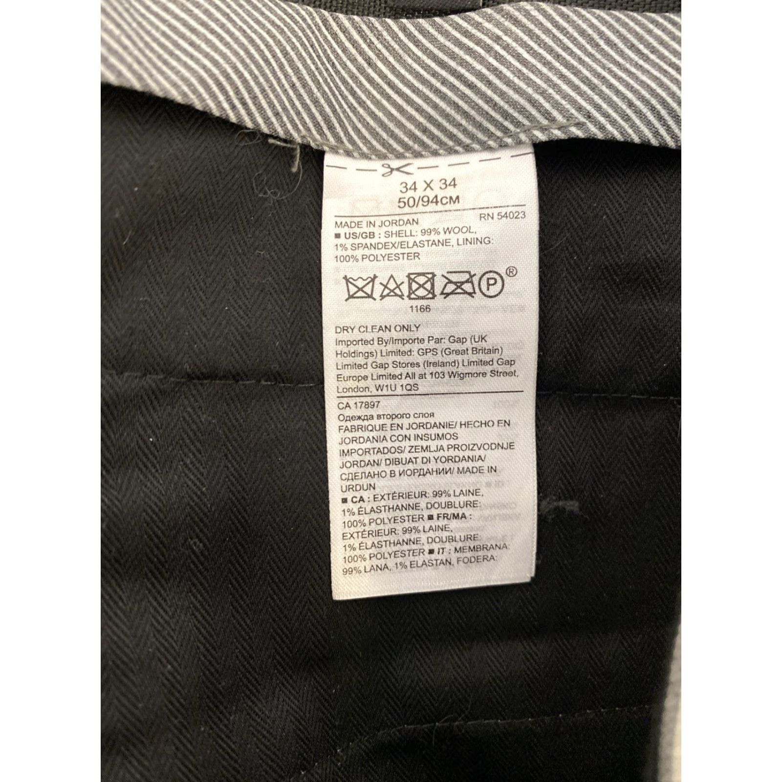 Banana Republic Banana Republic Men’s Dress Pants 34x34 Slim Fit Chino Gray Business Casual 138-8 Size US 34 / EU 50 - 8 Thumbnail