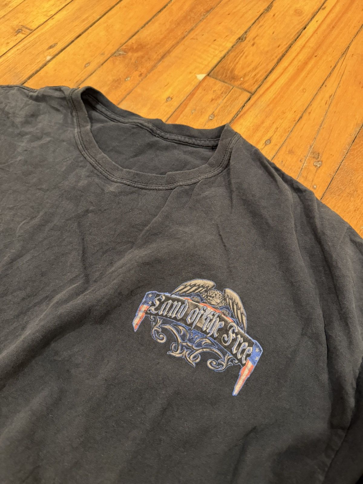 Vintage Vintage thrashed faded desert storm USA military tee Size US XL / EU 56 / 4 - 4 Thumbnail