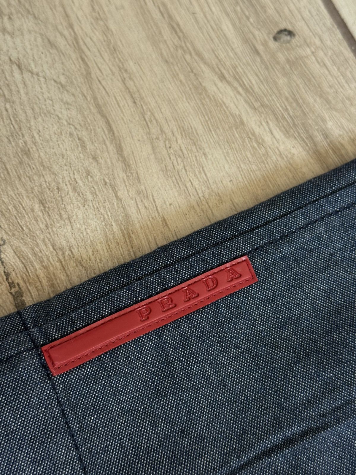 Prada Woman's Prada Red Tab Gray Denim Light Pant Size 42 Size 28" / US 6 / IT 42 - 5 Thumbnail
