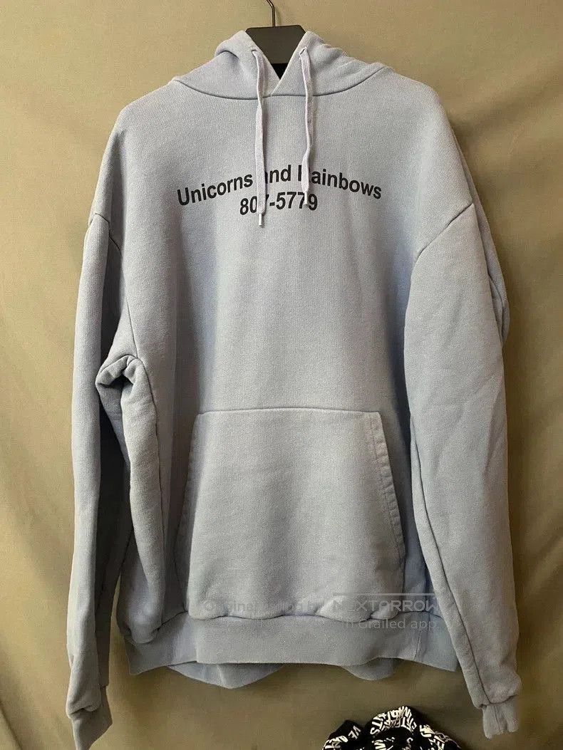 Vetements Vetements Unicorns and Rainbows Hoodie. | Grailed