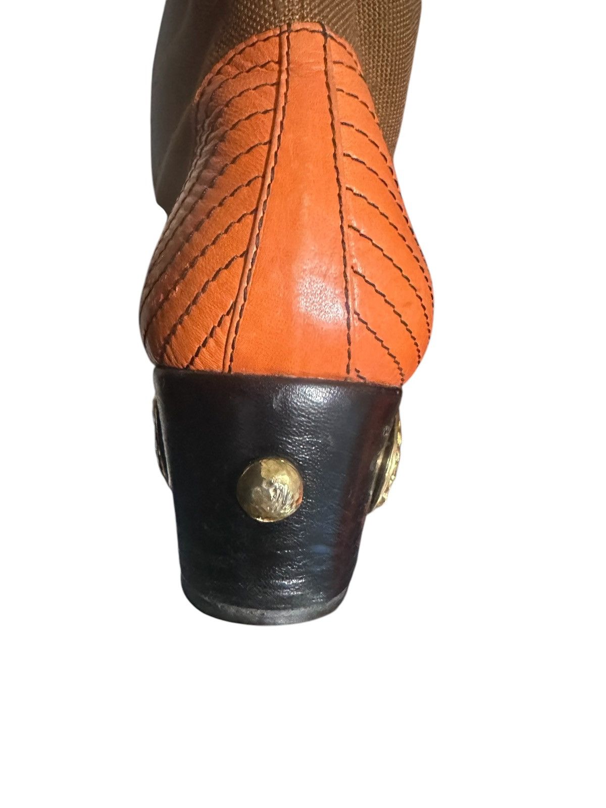Christian Lacroix Vintage brown orange gold details Size US 8 / IT 38 - 3 Thumbnail