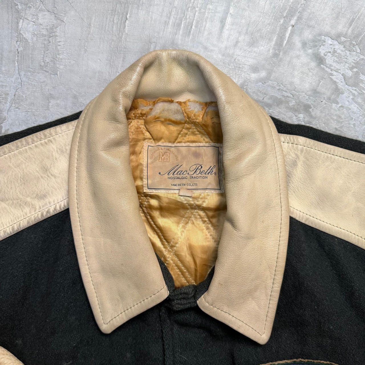 Other Vintage Stadium From MACBETH Leather Varsity Jacket Size US M / EU 48-50 / 2 - 5 Thumbnail