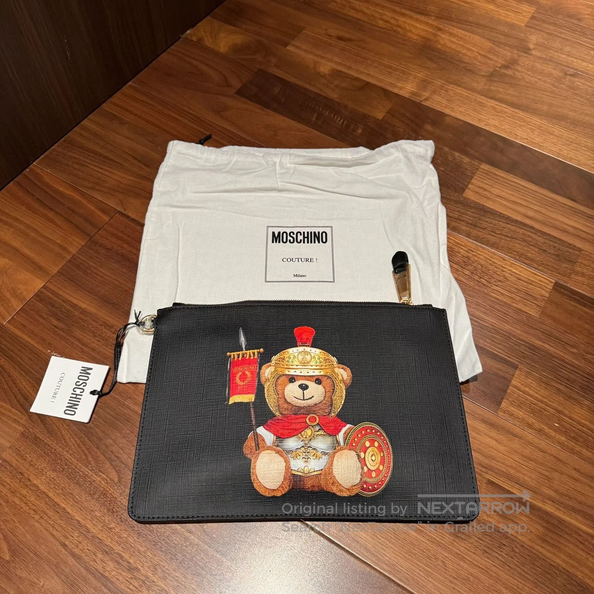 Moschino Moschino Bear Clutch Handbag. Size ONE SIZE - 1 Thumbnail
