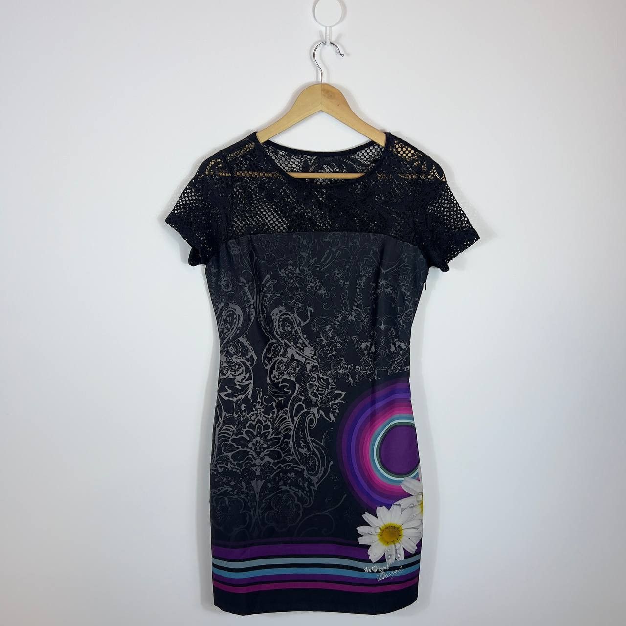 Desigual Desigual Dress Women’s Size 40 Multicolor Short Sleeve Size S / US 4 / IT 40 - 1 Thumbnail