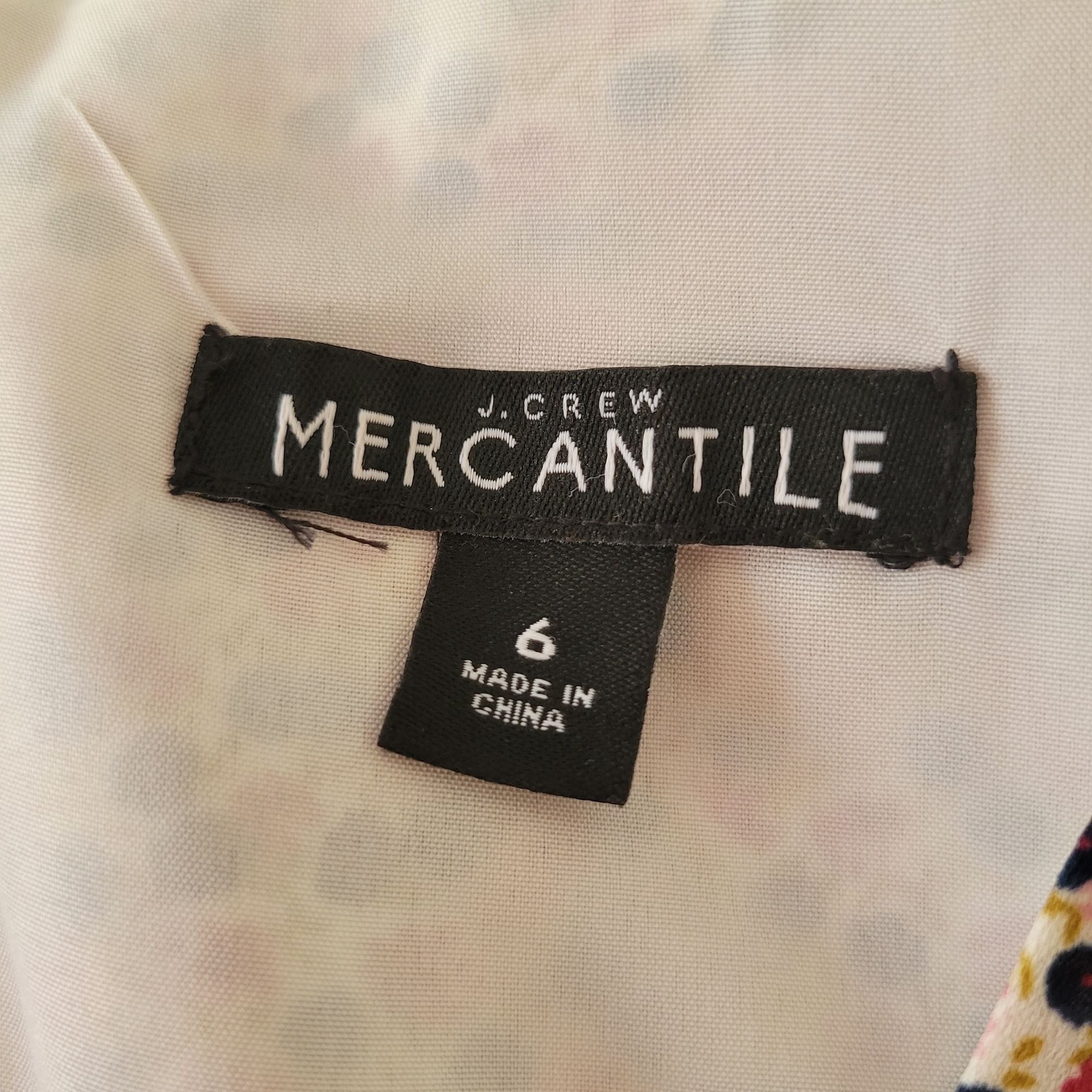 Vintage J Crew Mercantile 6 V Neck Floral Dress J6370 Faux Wrap ELLI Size M / US 6-8 / IT 42-44 - 4 Thumbnail