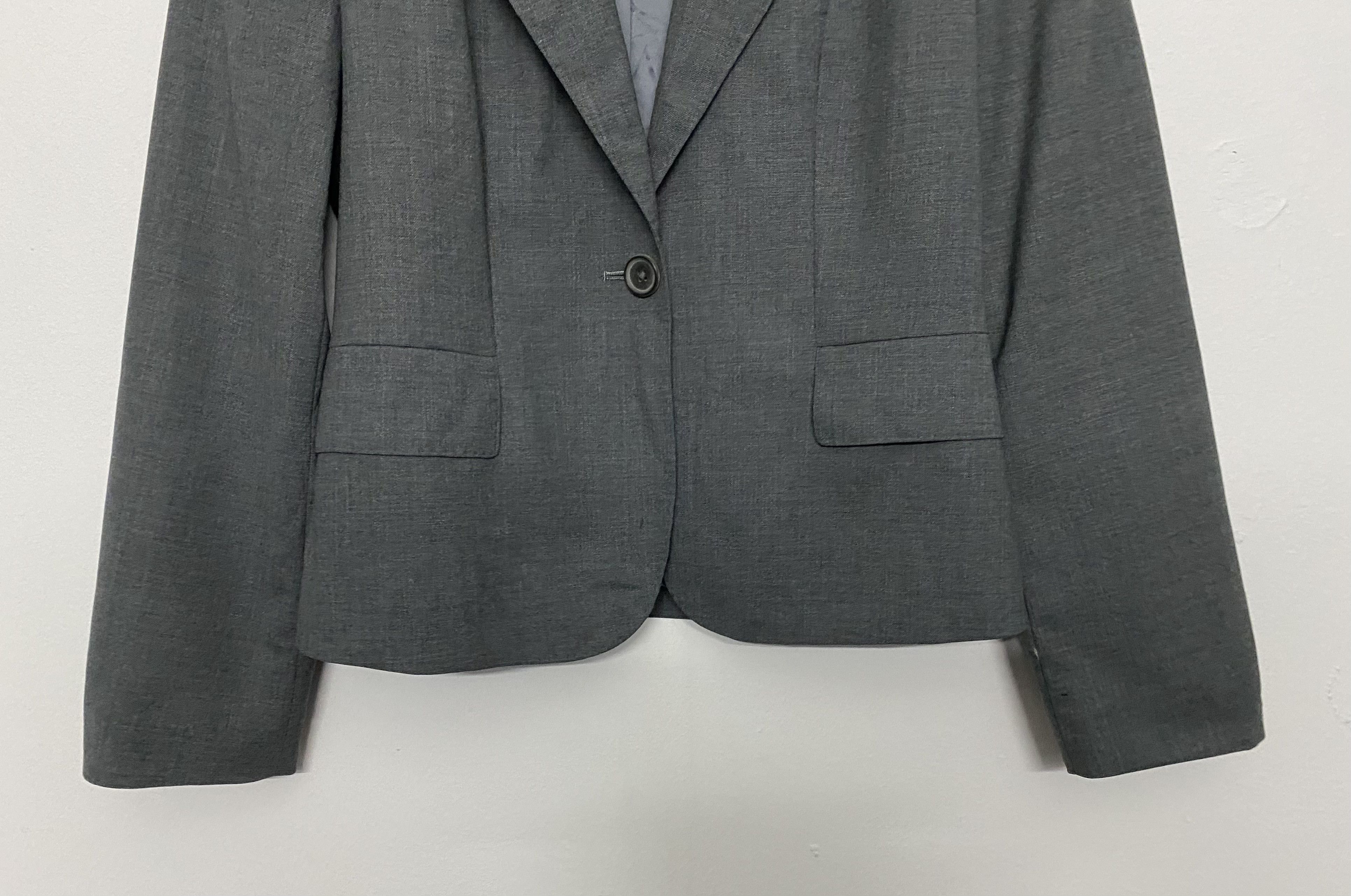 Margaret Howell Margaret Howell Single Button Blazer Charcoal Grey Size II Size S / US 4 / IT 40 - 4 Thumbnail
