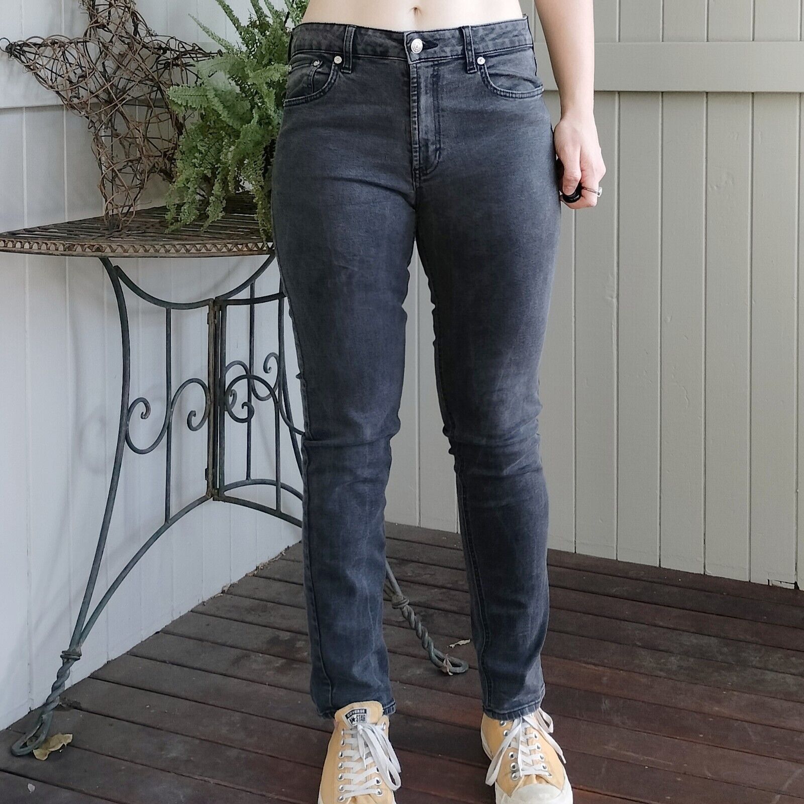 Pacsun Pacsun Mens Jeans Denim Stretch Skinny Slim Washed Faded Size US 32 / EU 48 - 4 Thumbnail