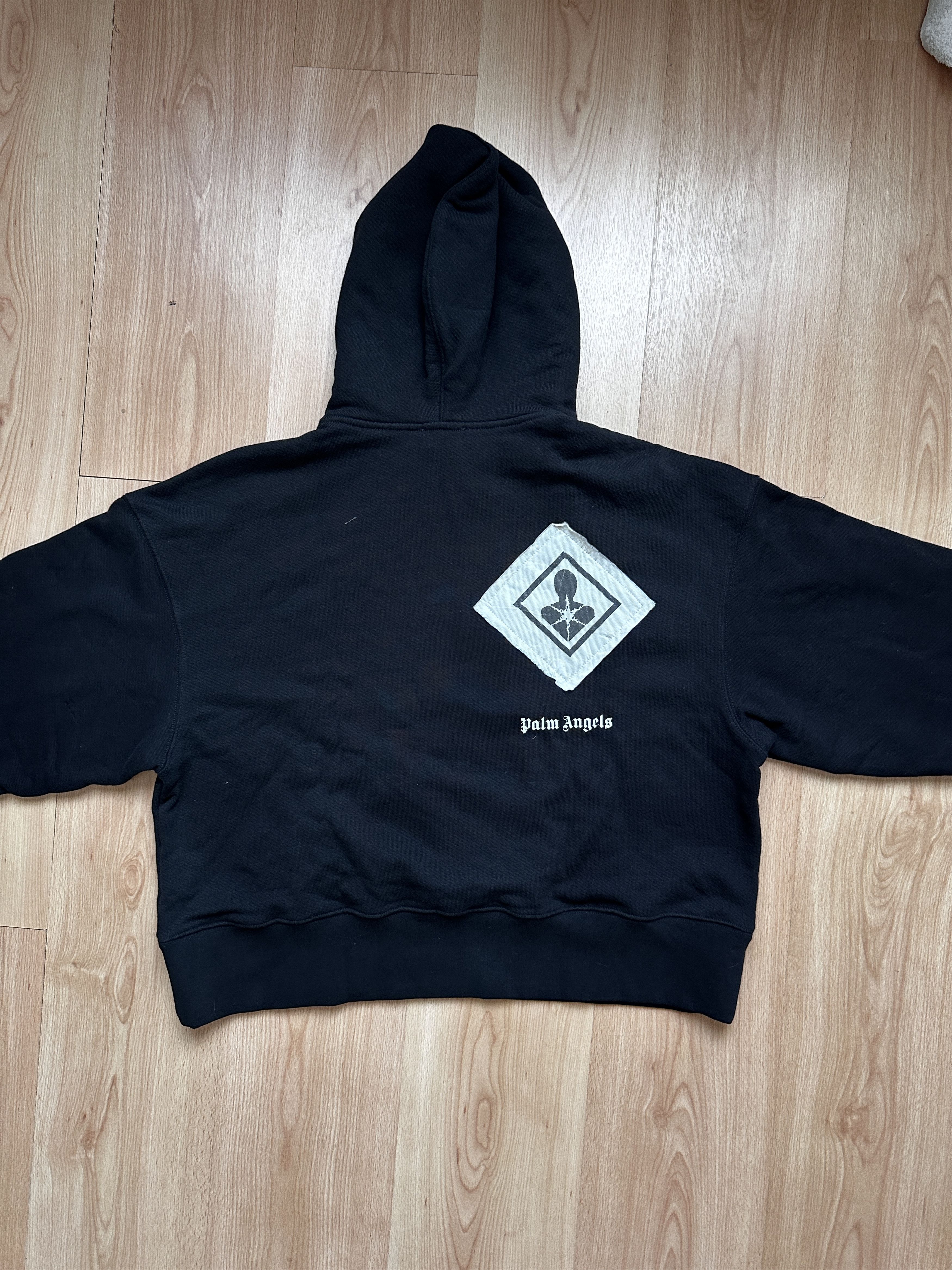 Palm Angels Palm Angels “Crying Eyes & Deer” Patch Hoodie (Rare Graphic) Size US XS / EU 42 / 0 - 6 Thumbnail