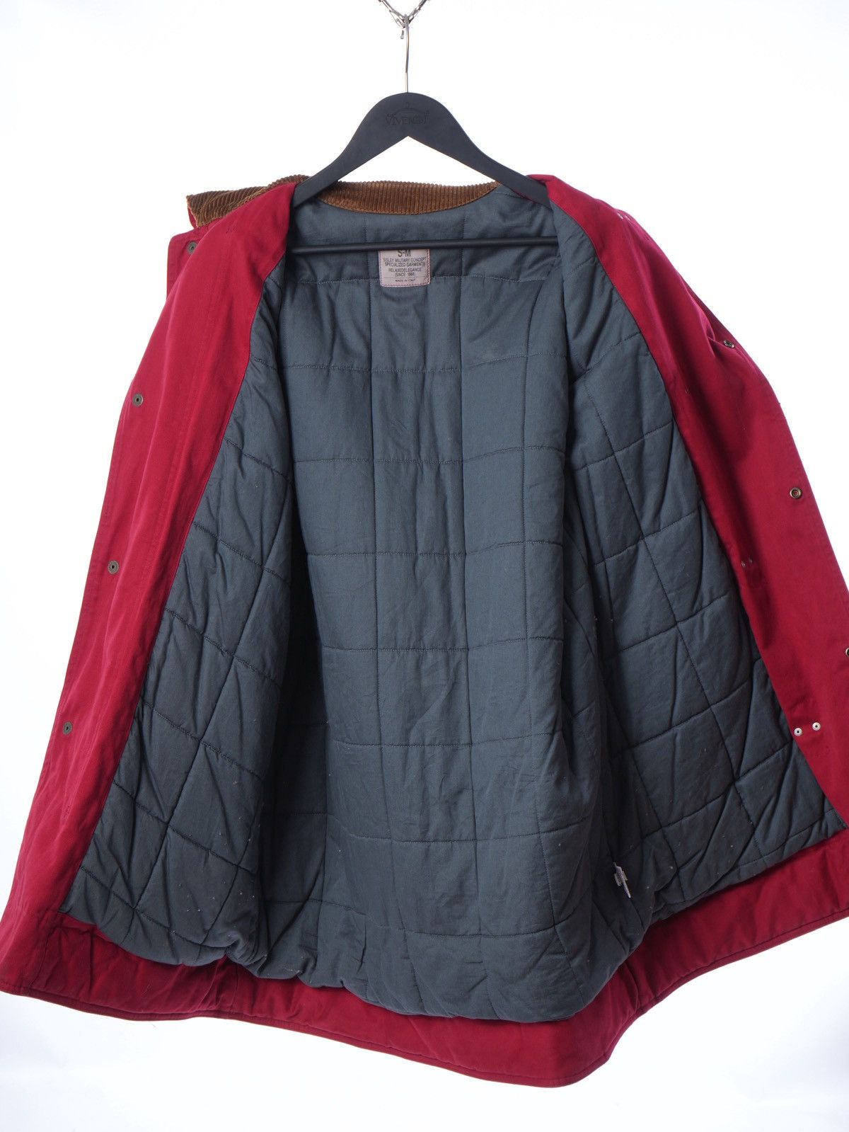 Sisley RARE Vintage Sisley Military Fireman Heavy Coat Size US M / EU 48-50 / 2 - 12 Thumbnail