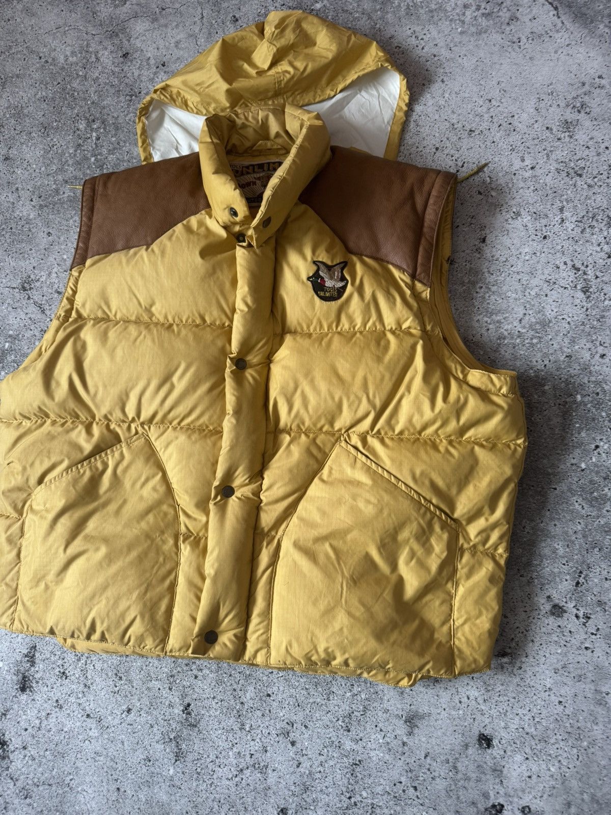 Tod's Tod’s Unlimited Down Vest Vintage Real Leather Outdoor 90s Size US XL / EU 56 / 4 - 2 Thumbnail
