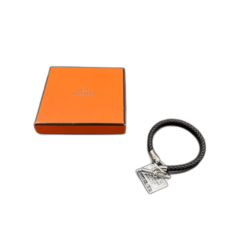 Hermes HERMES Black Buckle Bracelet with Box Size ONE SIZE - 1 Thumbnail