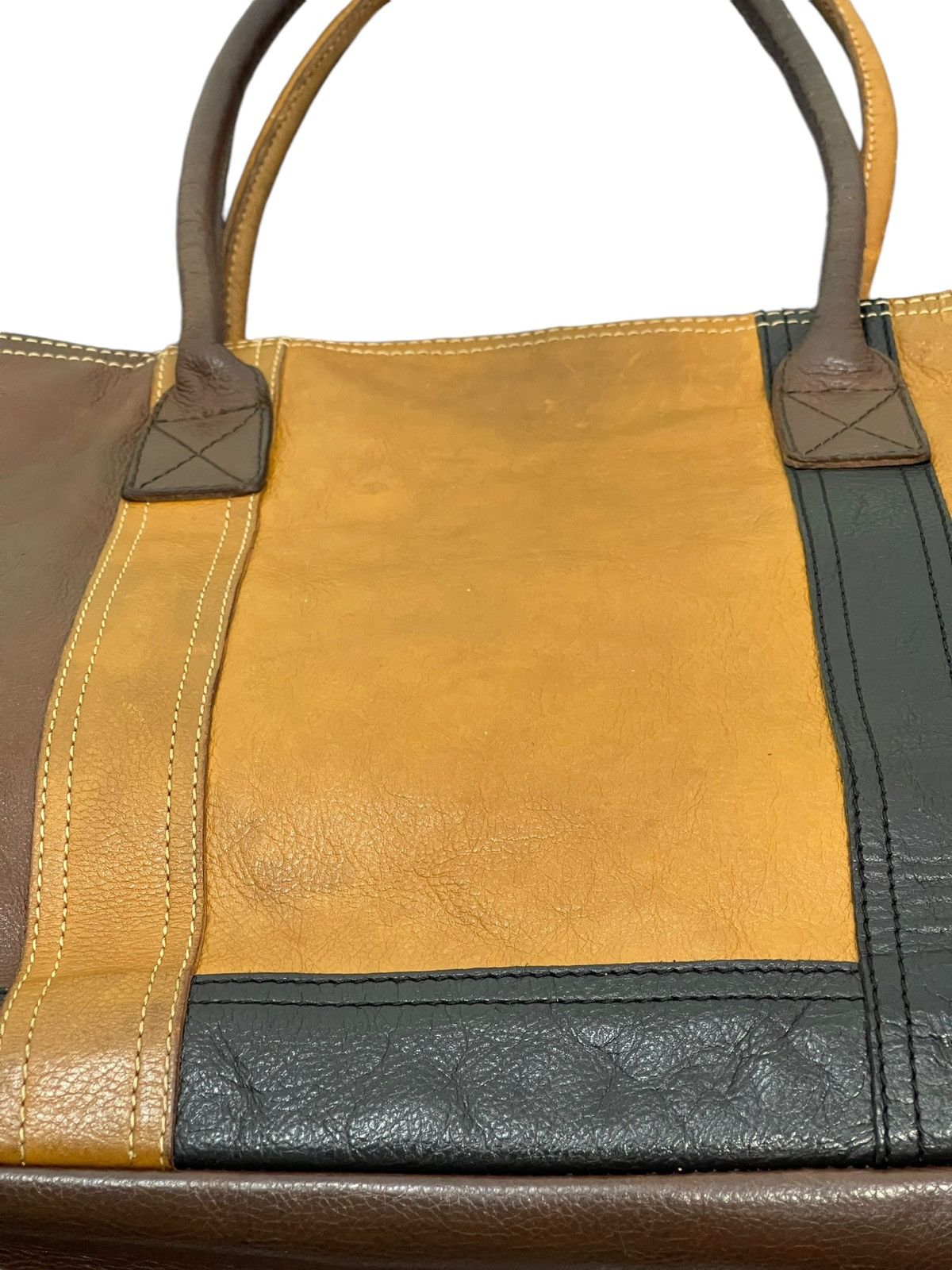 Genuine Leather Full Leather Doubles Japan Tote Shoulder Bag 4🟩 Size ONE SIZE - 22 Thumbnail