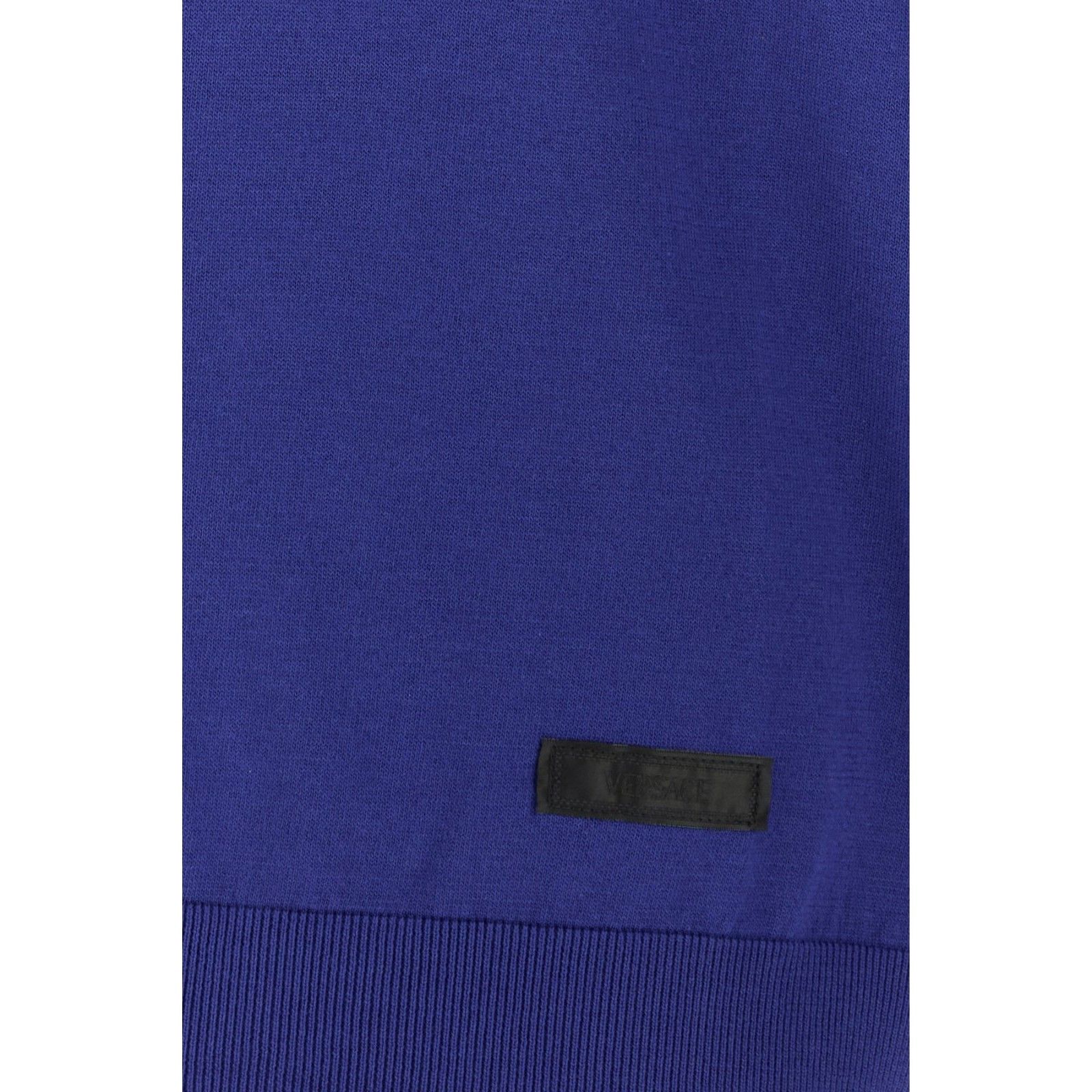 Versace VERSACE Blue Silk Blend Sweater New & Authentic (Men's size: Size US XL / EU 56 / 4 - 3 Thumbnail