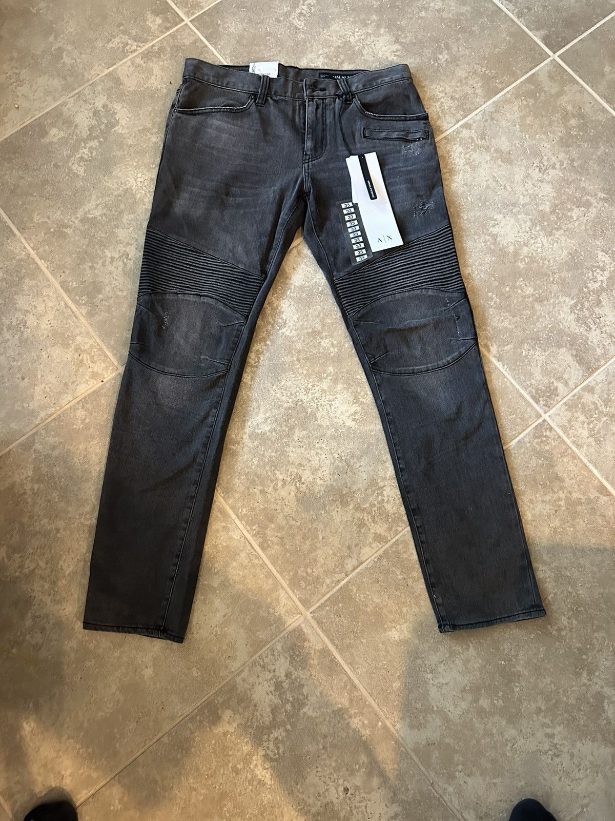 Armani Exchange Armani Exchange Skinny biker jeans Size US 33 - 1 Thumbnail
