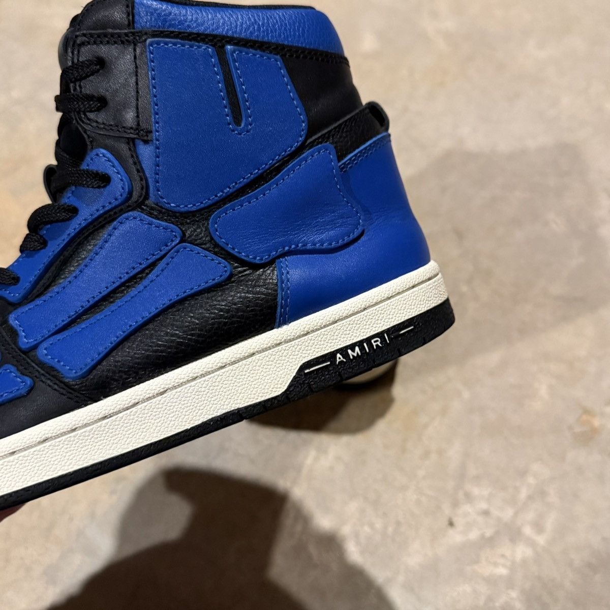Amiri Amiri Skel Top High Sneaker Black Blue US 11 Size US 11 / EU 44 - 9 Thumbnail