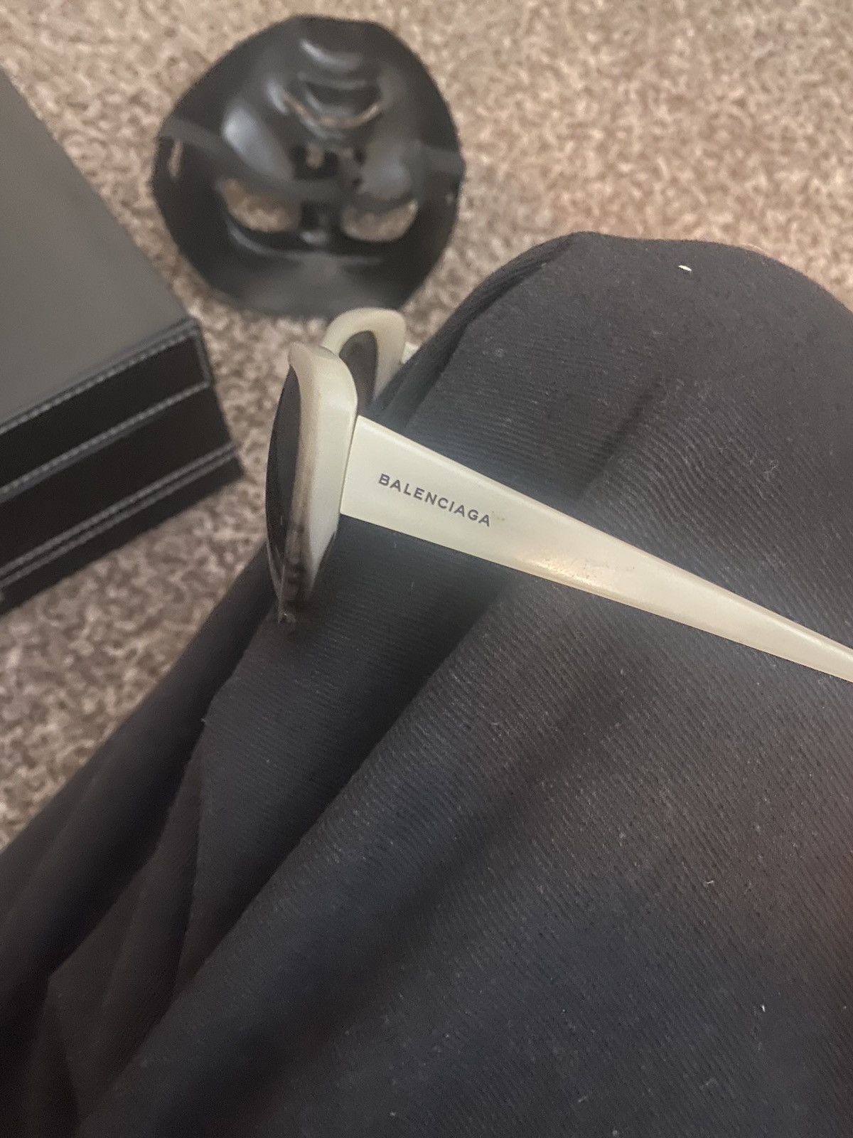 Balenciaga Mens/Womens Marble black/grey/white balenciaga glasses Size ONE SIZE - 2 Thumbnail