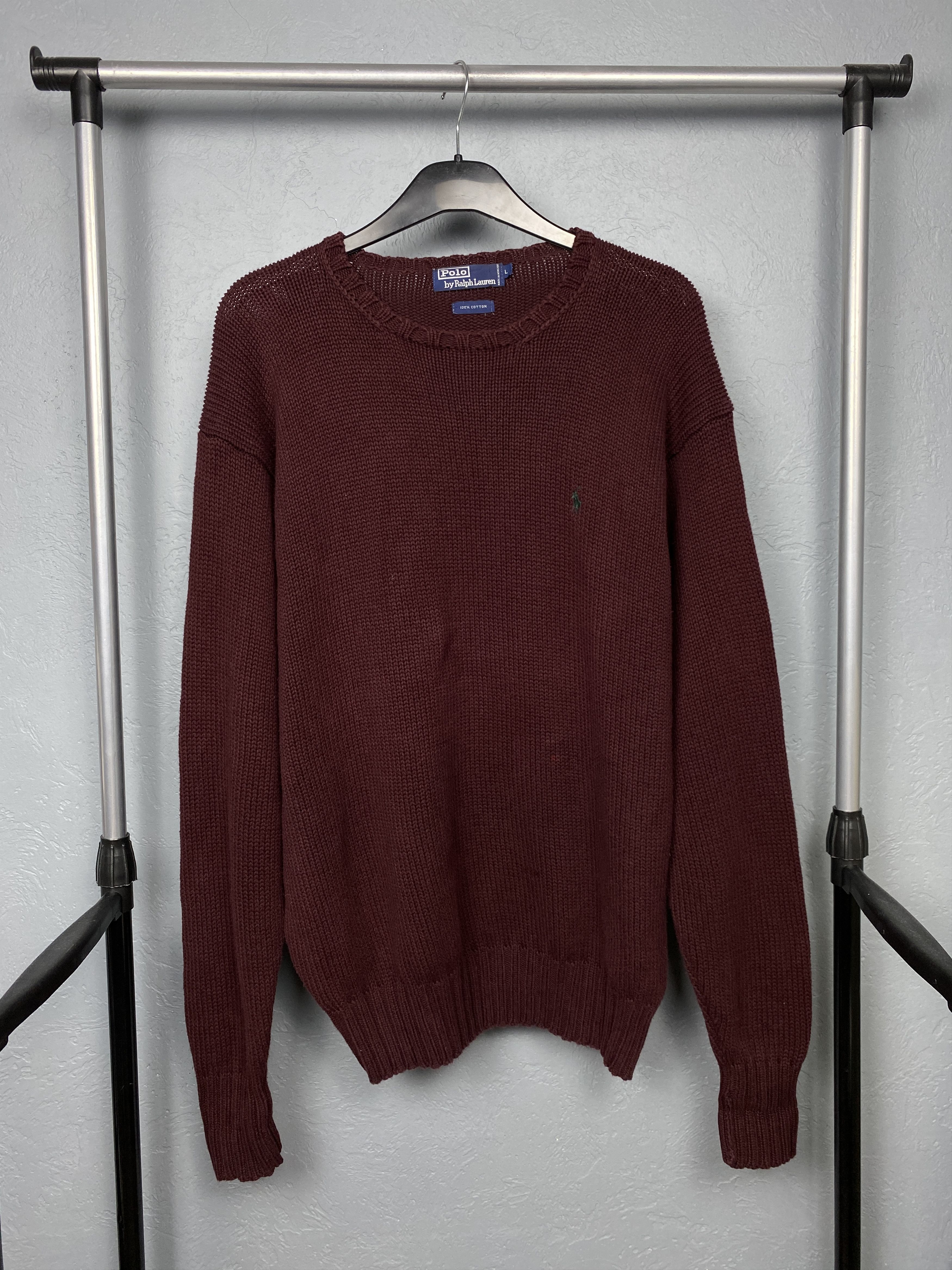 Polo Ralph Lauren × Ralph Lauren × Vintage Polo Ralph Lauren 90s Vintage Mens Knit Sweater Size US L / EU 52-54 / 3 - 1 Thumbnail