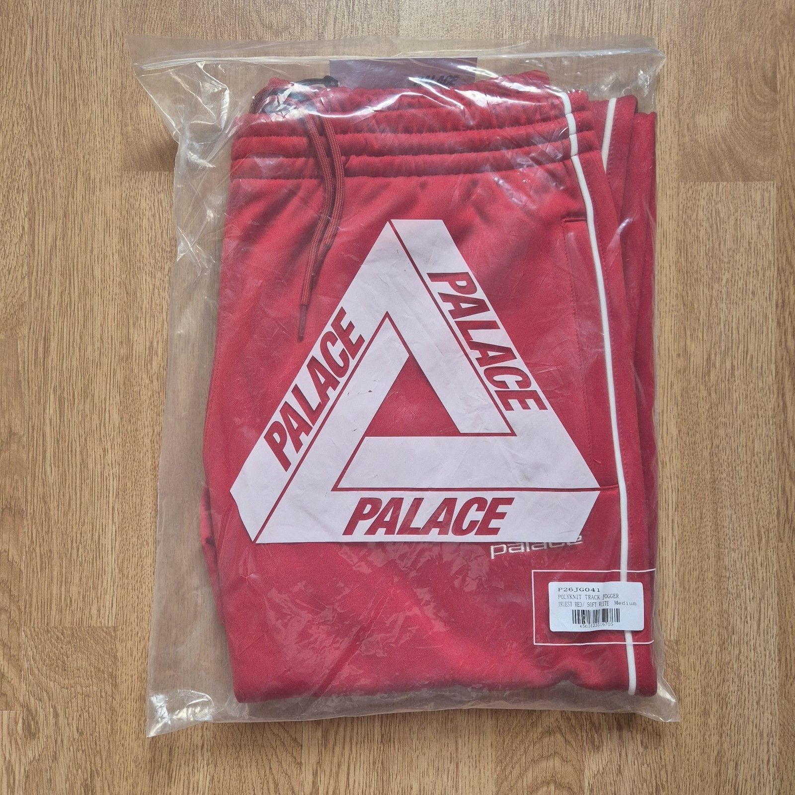 Palace Palace Polyknit Track Jogger Black Red SS24 Size US 32 / EU 48 - 9 Thumbnail