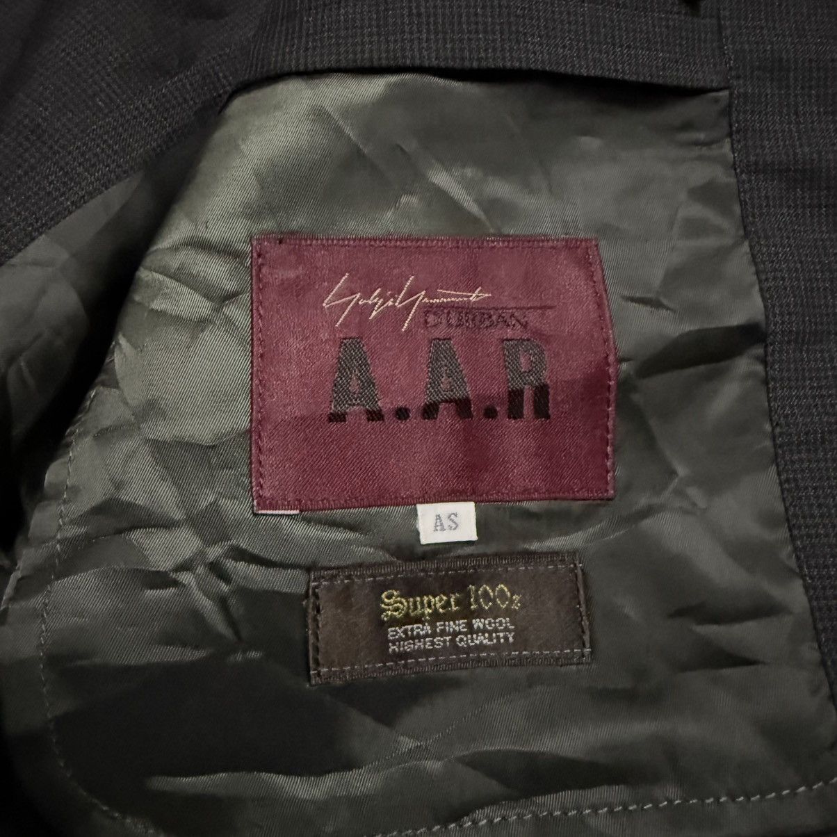 Yohji Yamamoto A.A.R Yohji Yamamoto Minimalist Blazer AAR Yohji Size 38R - 8 Thumbnail