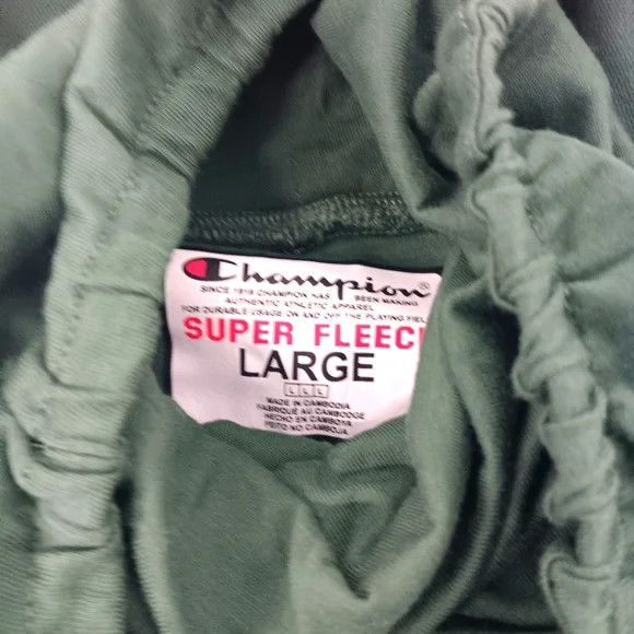 Champion Champion Men's Super Fleece Hoodie w/ Face Mask - Green - Sm Size US S / EU 44-46 / 1 - 8 Thumbnail
