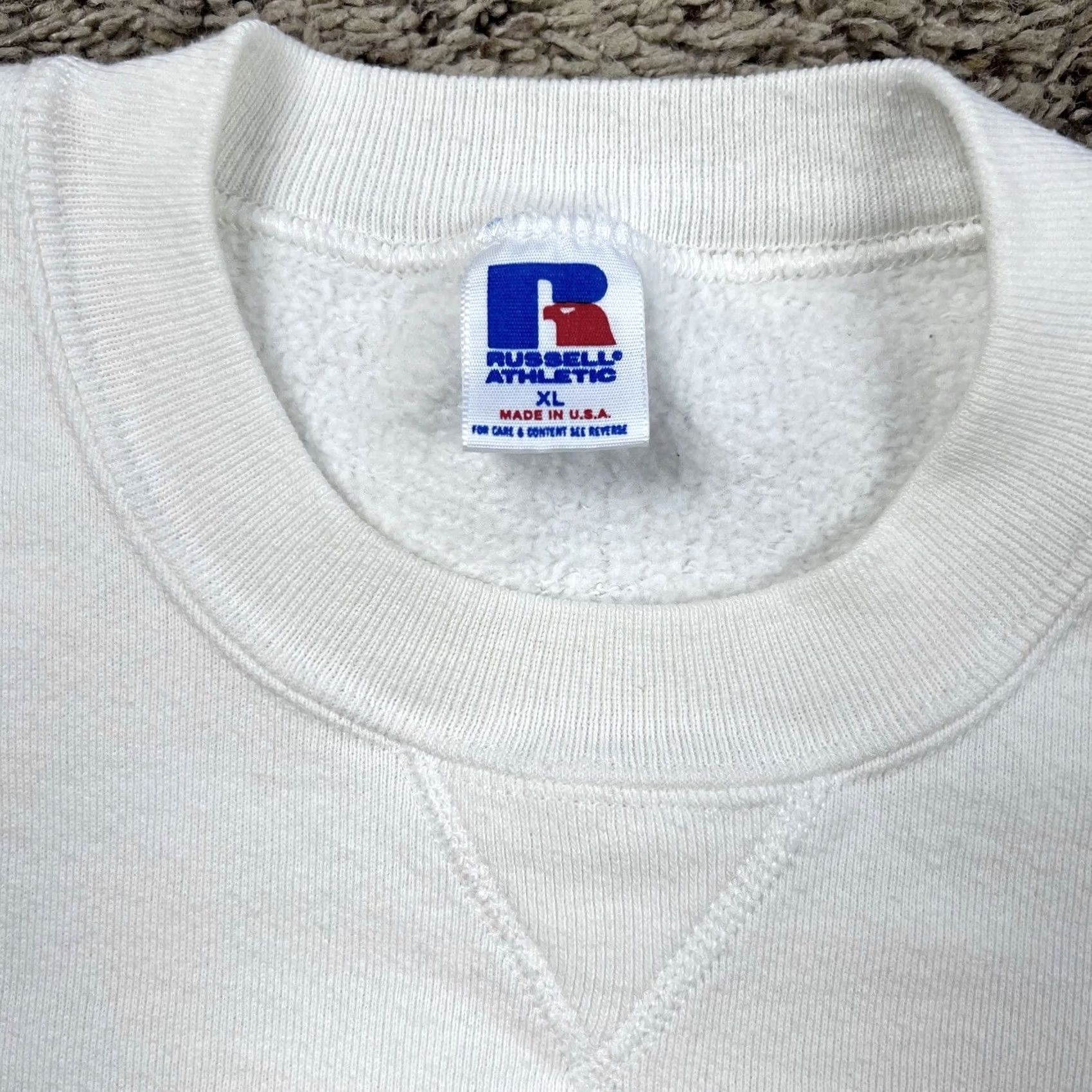 Russell Athletic VINTAGE Russell Athletic Kappa Alpha Sorority Crewneck Sweatshirt XL White 90s Unisex Adults Mens Womens Pullover Logo Patch Size US XL / EU 56 / 4 - 2 Thumbnail