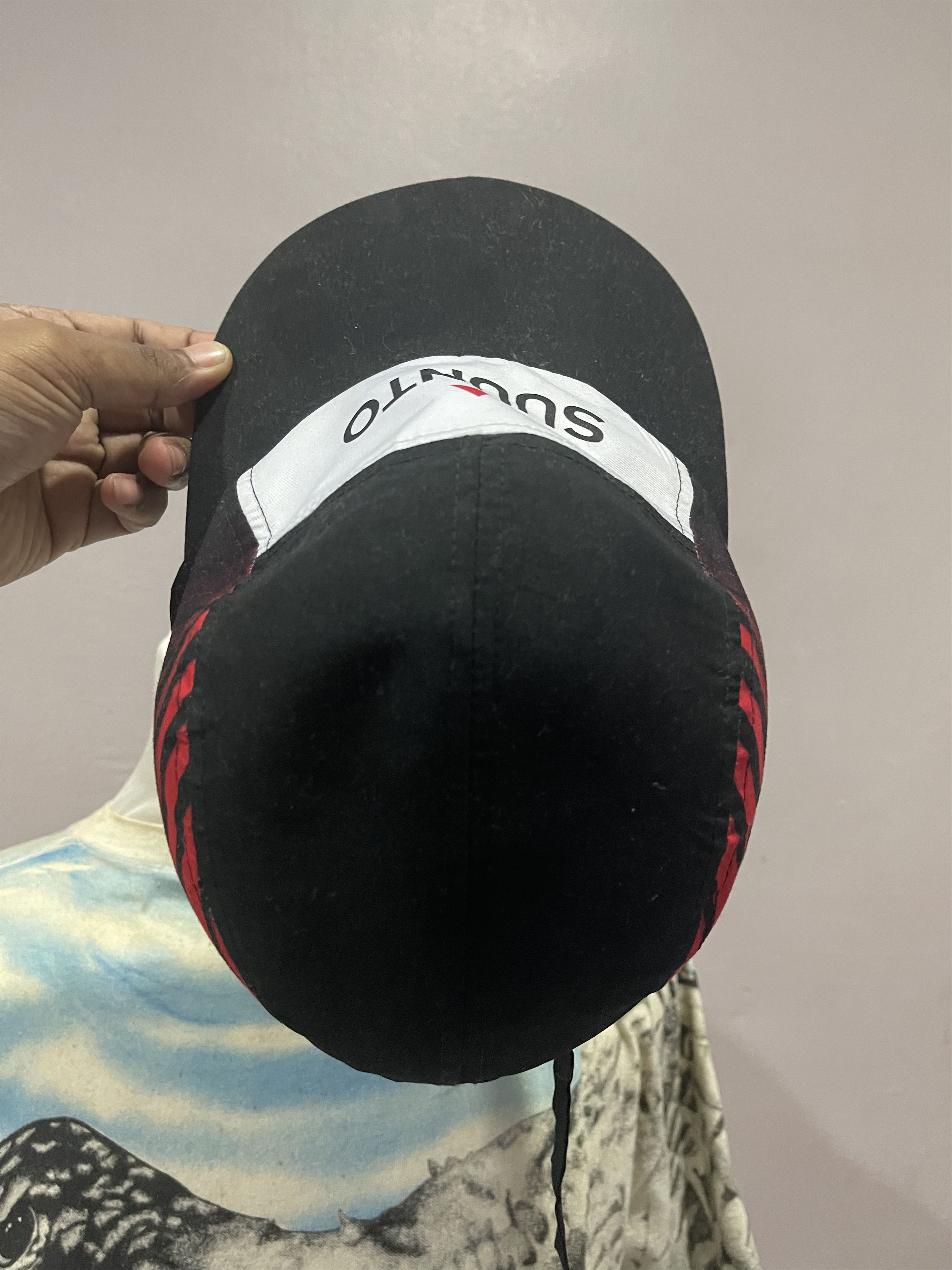 Japanese Brand Suunto Camp 5 Panel Running Cap Hat Size ONE SIZE - 7 Thumbnail