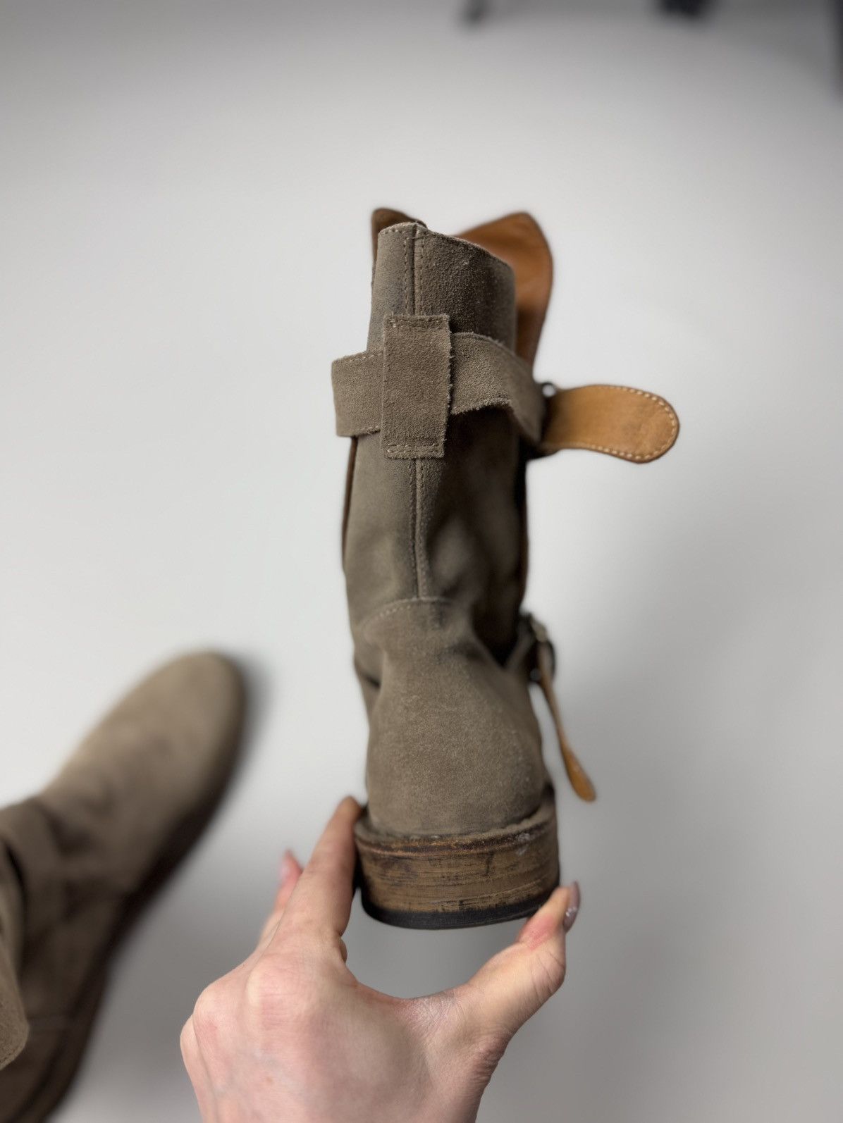 Fiorentini + Baker Florentini + Baker Ladies Avant-garde Suede Boots Shoes Size US 9 / IT 39 - 15 Thumbnail