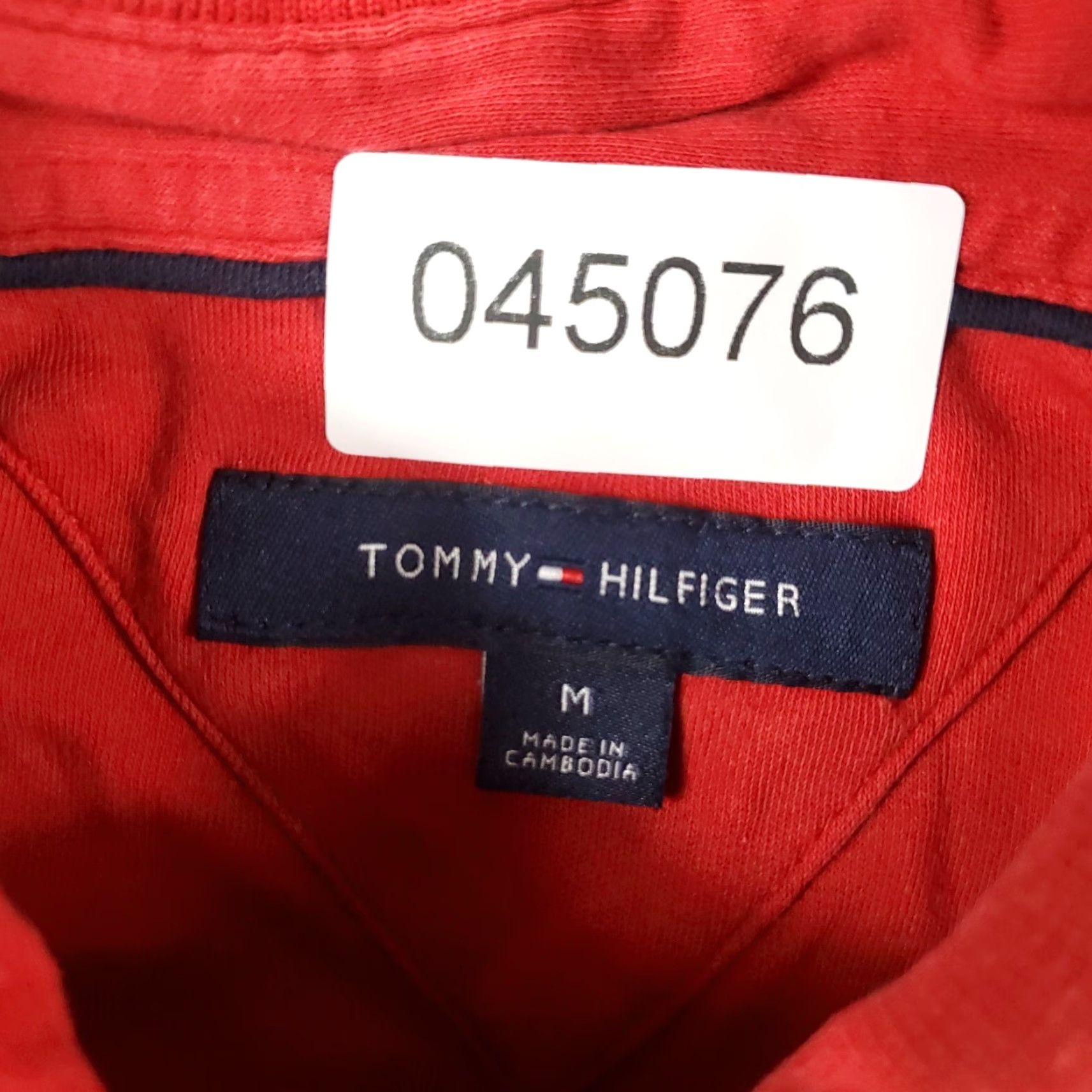 Tommy Hilfiger Tommy Hilfiger Polo Shirt Mens Medium Red Casual Short Sleeve Activewear Size US M / EU 48-50 / 2 - 8 Thumbnail