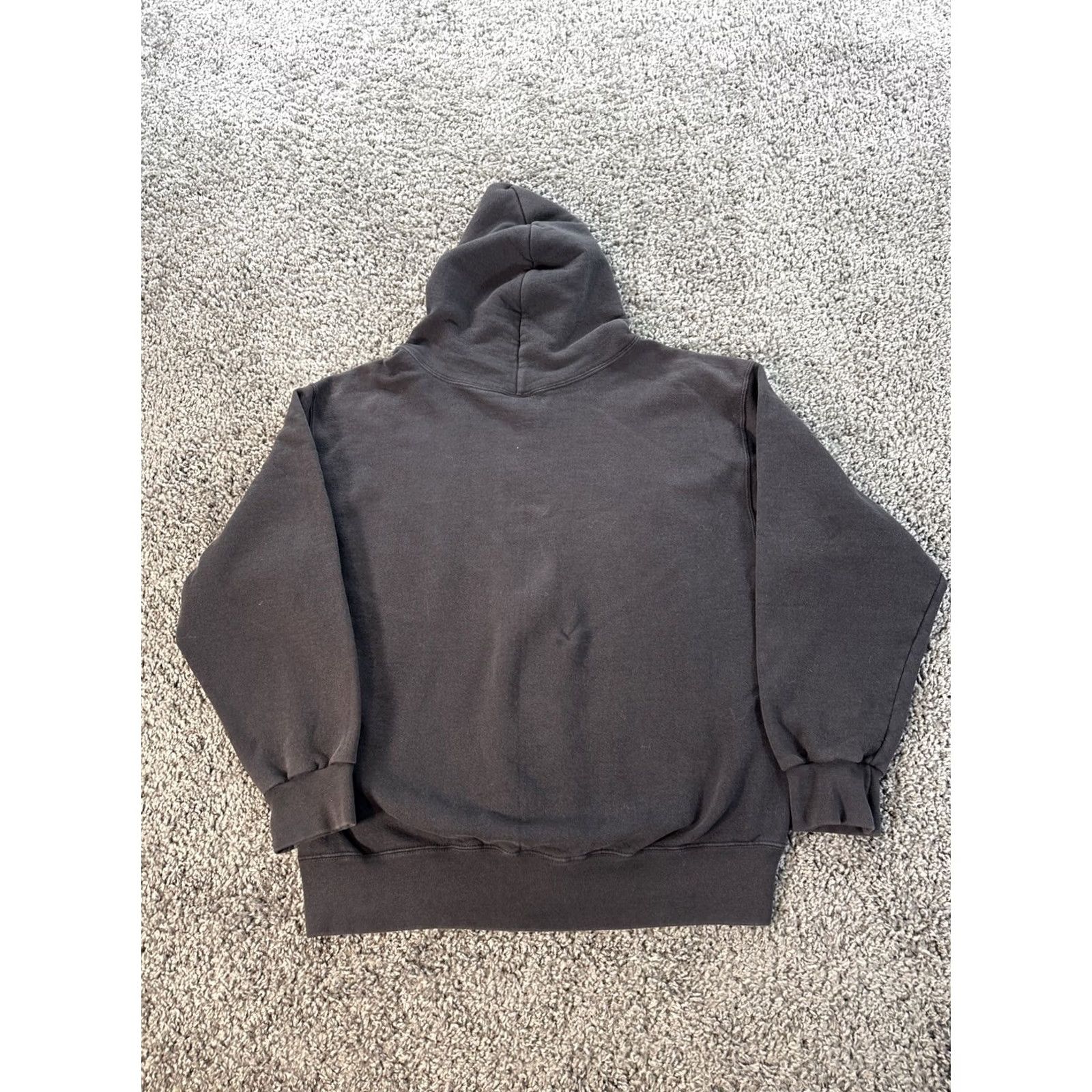ESPIRIT Vintage Pro Spirit Full Zip Blank Hoodie Sweatshirt Mens L Black Distressed 90s Size US L / EU 52-54 / 3 - 6 Thumbnail