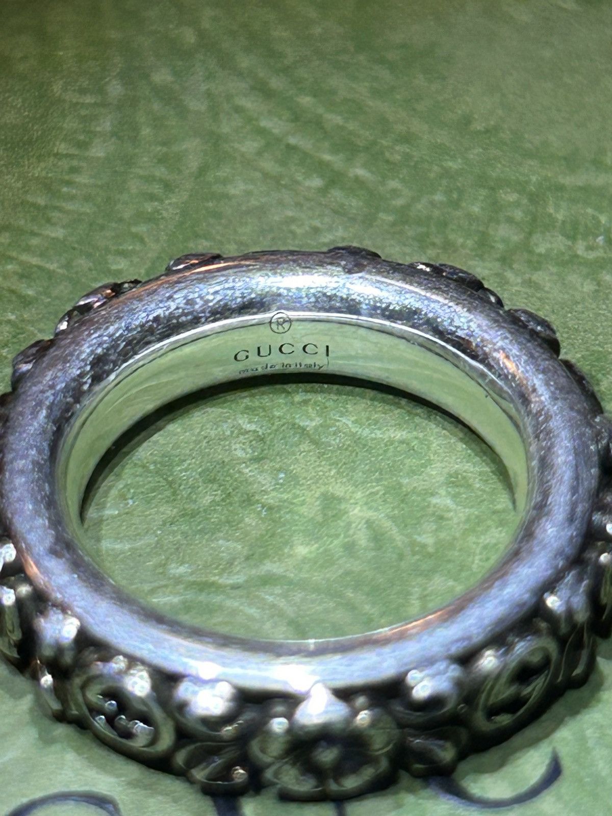 Gucci Gucci Interlocking G Flower Ring Ag925 Size ONE SIZE - 4 Thumbnail
