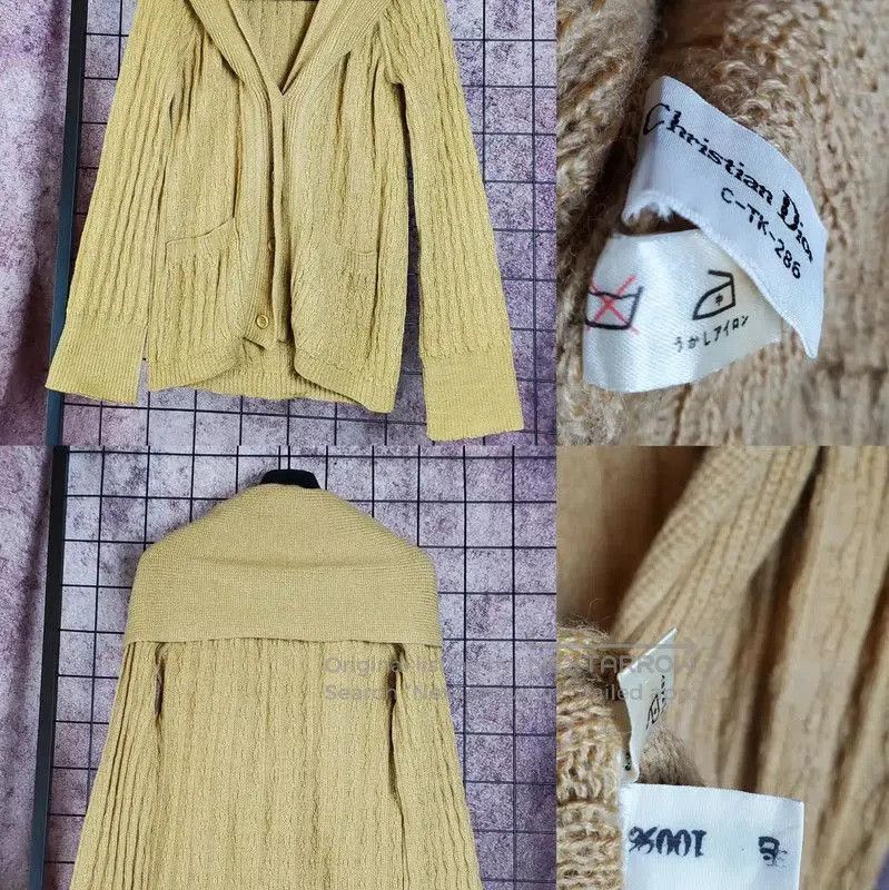 Dior Dior Brown Wool Long Sleeve Cardigan . Size M / US 6-8 / IT 42-44 - 3 Thumbnail