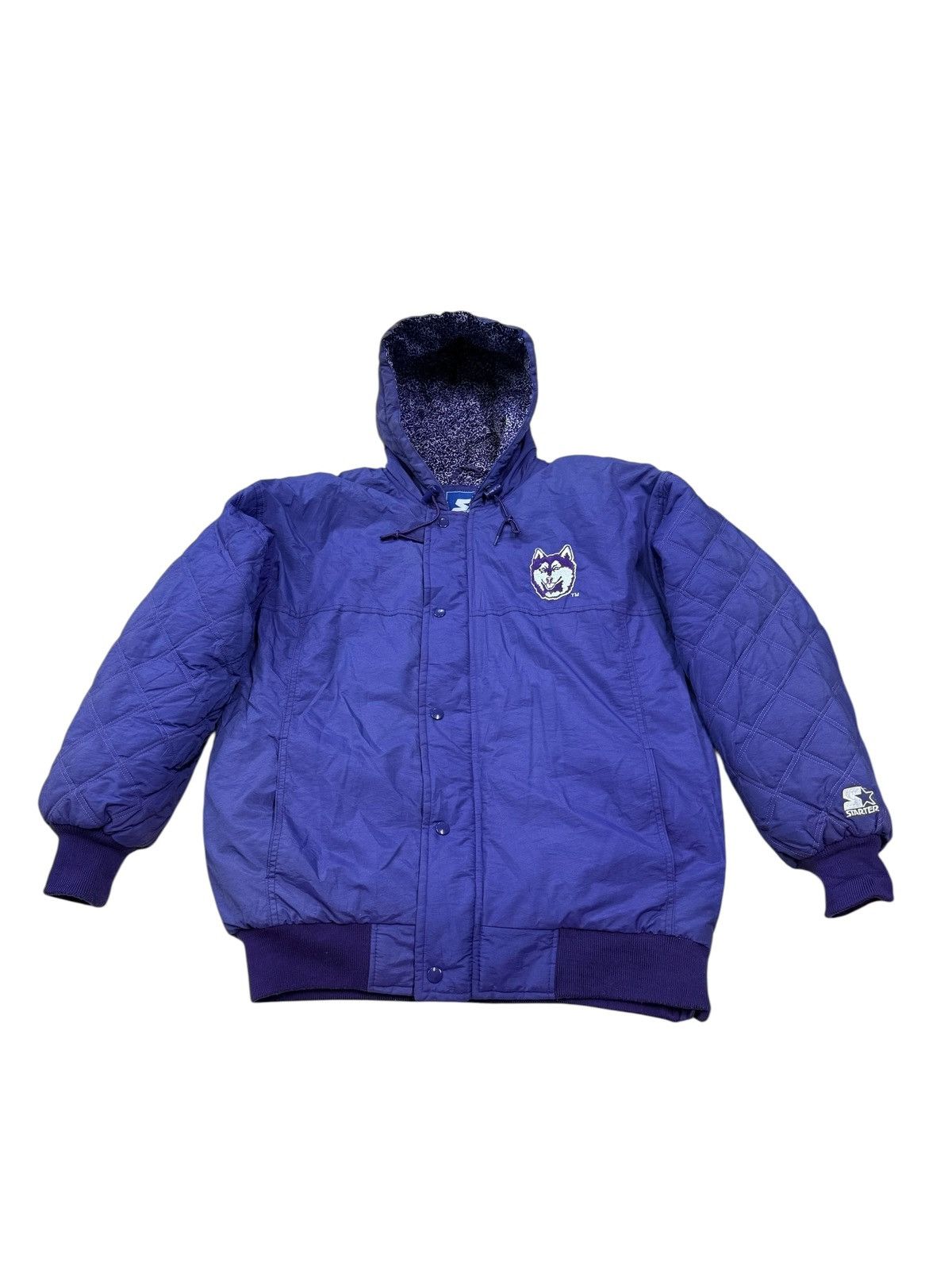 Kanto Starter RARE VINTAGE 90s STARTER HUSKIES PUFFER JACKET Size US XL / EU 56 / 4 - 6 Thumbnail