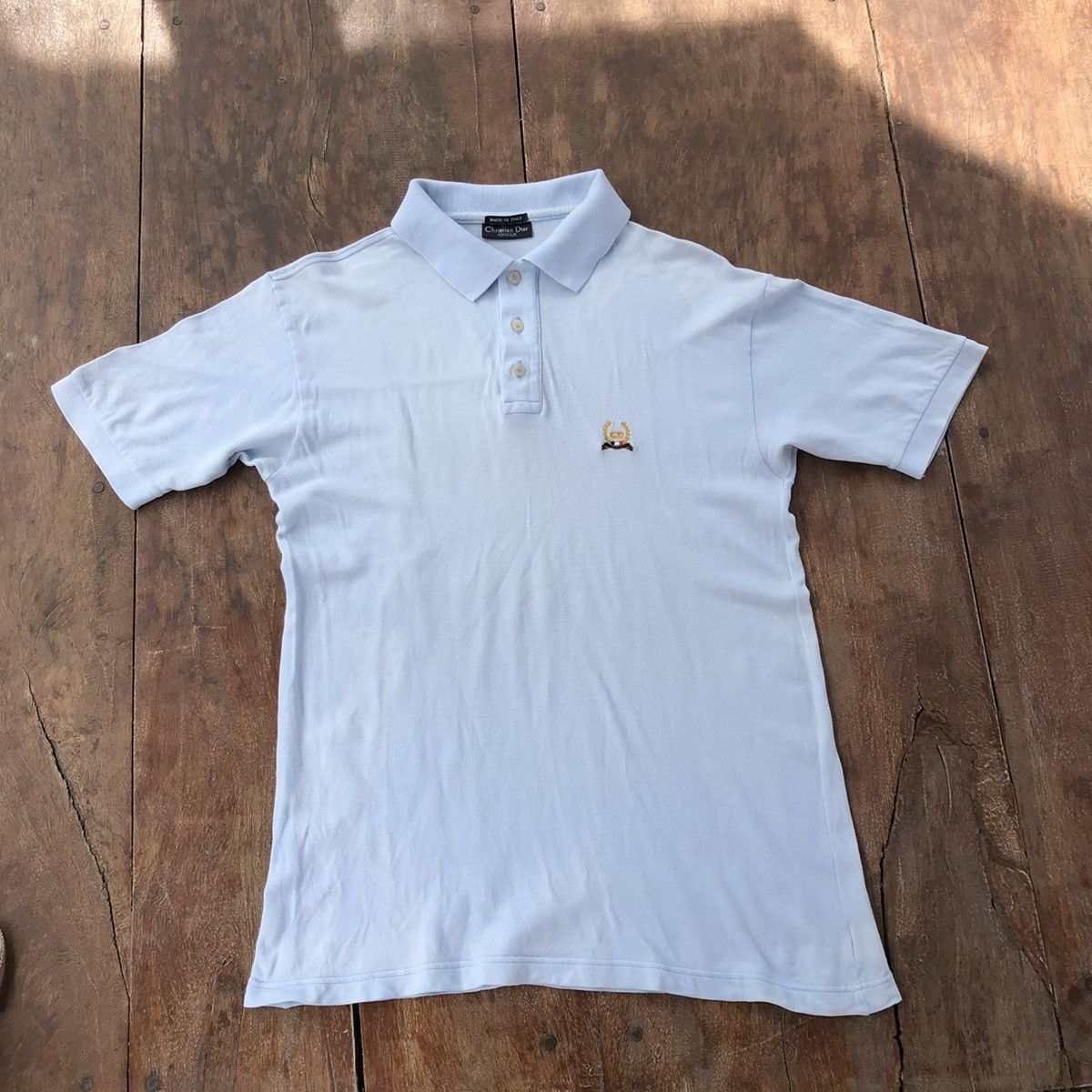 Christian Dior Monsieur Vintage Christian Dior Monsieur Made In Italy Shirt Size US M / EU 48-50 / 2 - 2 Thumbnail