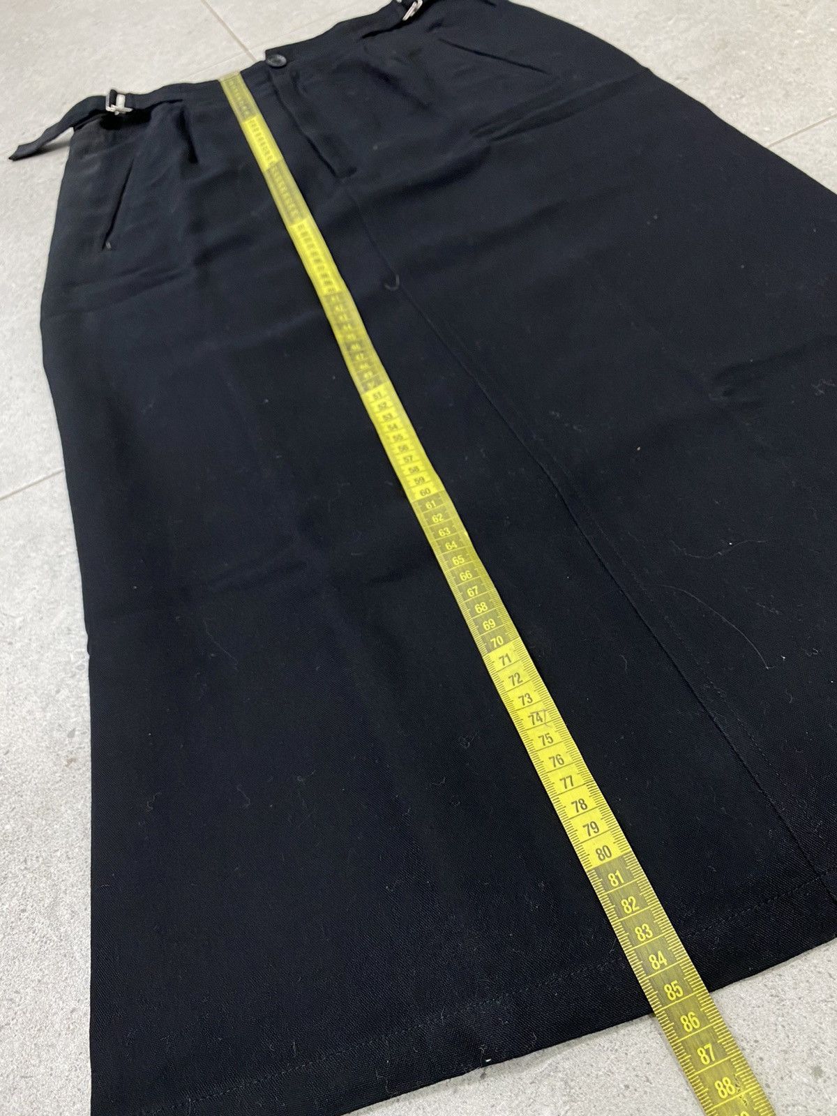 Y's Y's Midi Skirts Black With Buckle Size 30" / US 8 / IT 44 - 12 Thumbnail