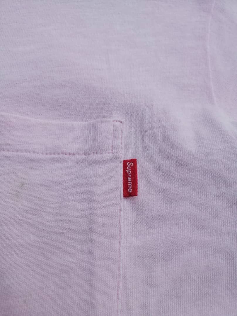 Supreme Supreme Red Tag Plain Pocket Tee Size US M / EU 48-50 / 2 - 7 Thumbnail
