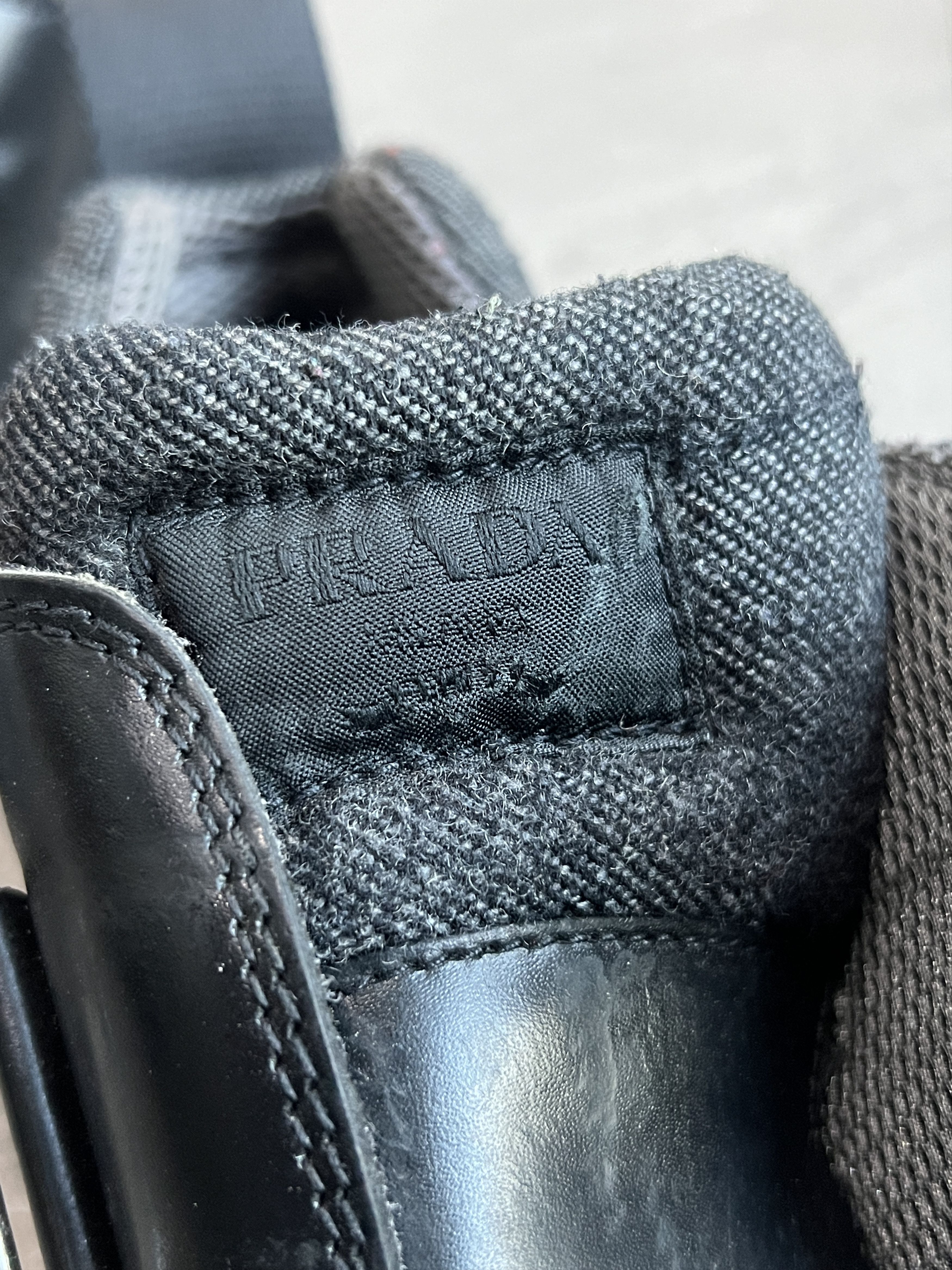 Prada Prada Sport Vibram Strap Chunky Leather Sneakers US 7 Black Size US 7 / EU 40 - 8 Thumbnail