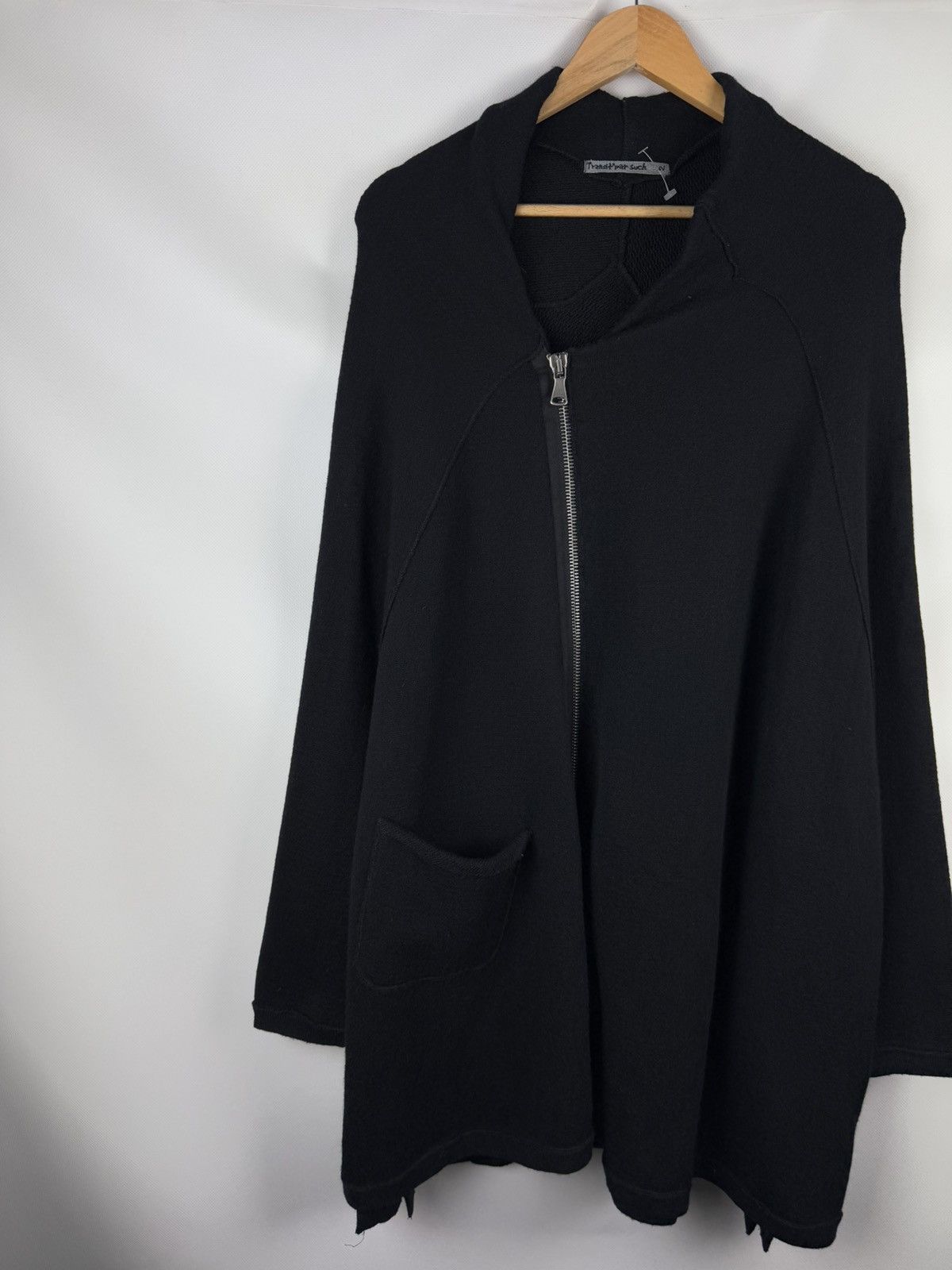 Transit Transit Par-Such Avant-Garde Lagenlook Wool Coat Jacket Size M / US 6-8 / IT 42-44 - 2 Thumbnail