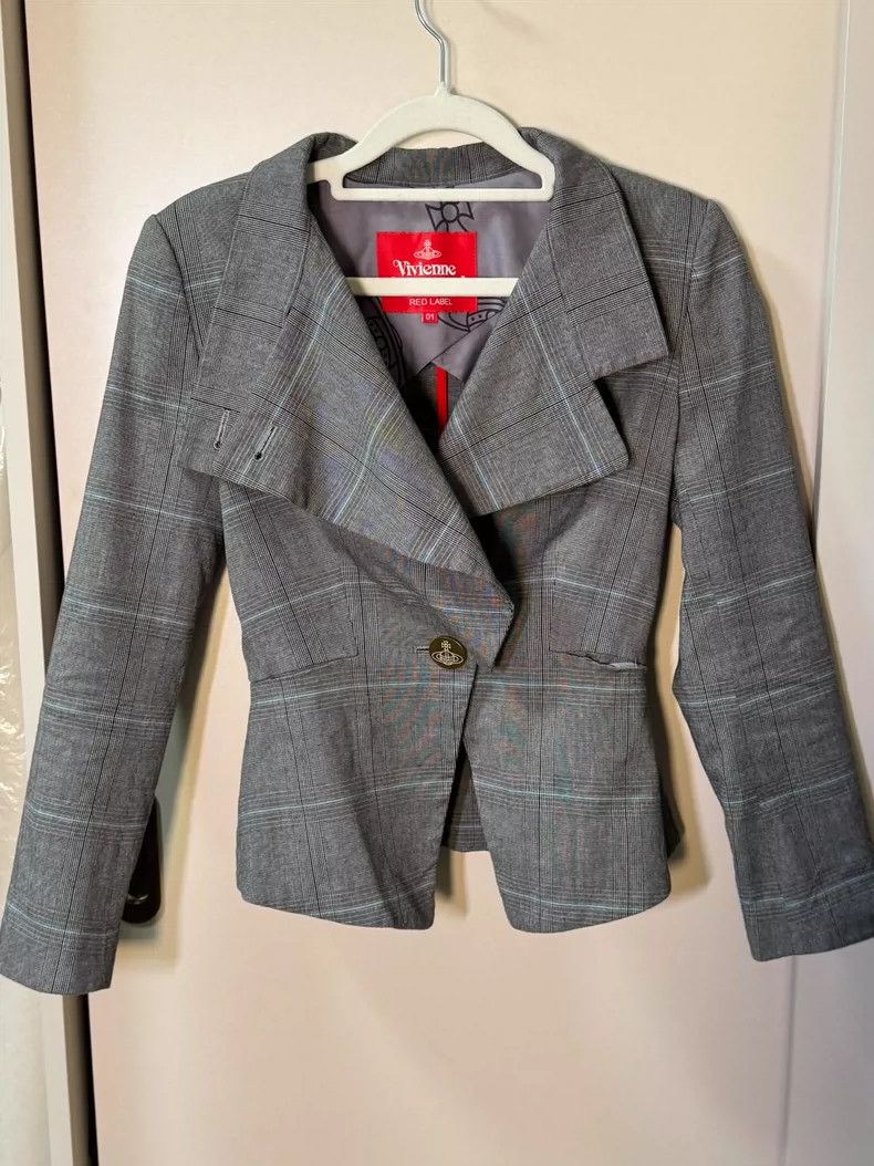 Vivienne Westwood Vivienne Westwood size1 Gray plaid waistcoat Size M / US 6-8 / IT 42-44 - 7 Thumbnail
