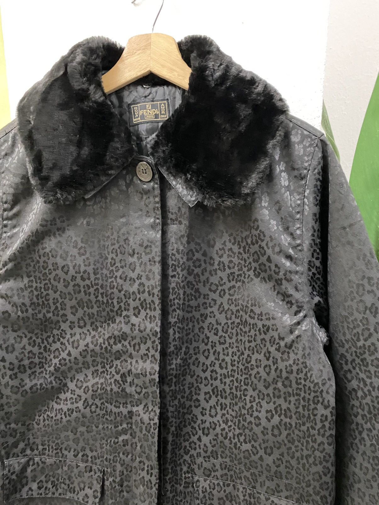 Fendi Rare Vintage Fendi Leopard Parka Jacket Size US M / EU 48-50 / 2 - 2 Thumbnail