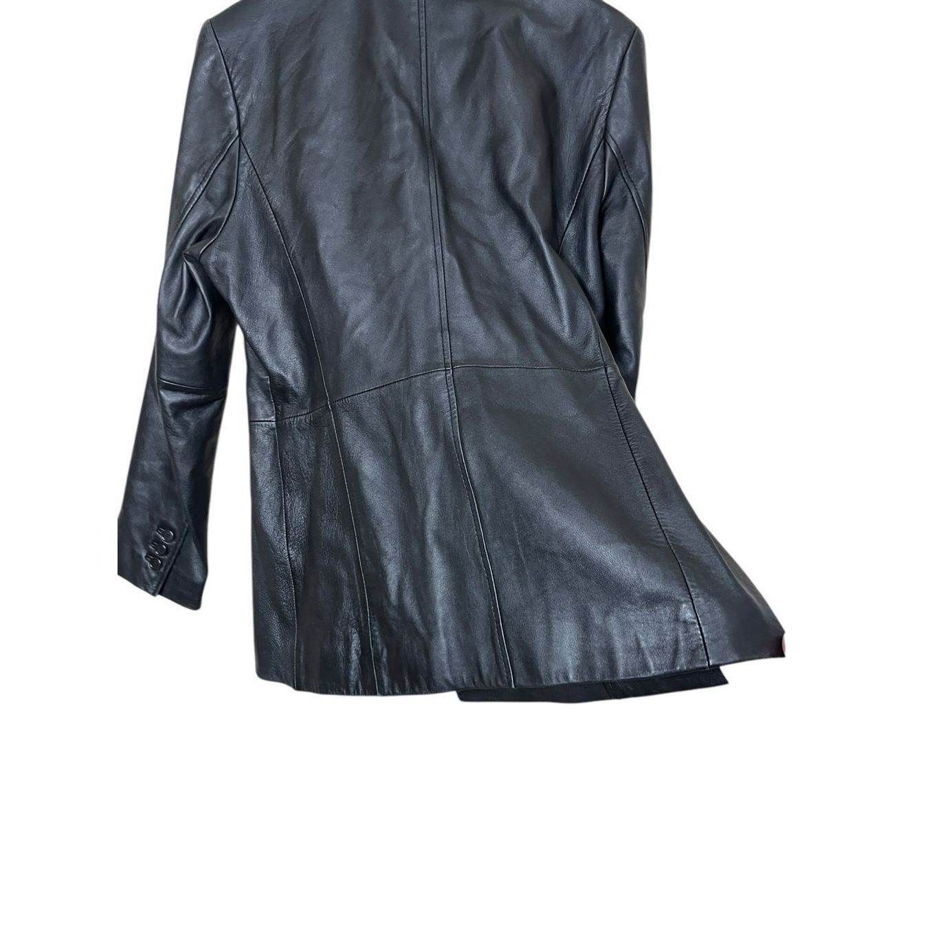 Other Vintage 90's Valerie Stevens Black Leather Blazer Jacket Size M Size M / US 6-8 / IT 42-44 - 9 Thumbnail