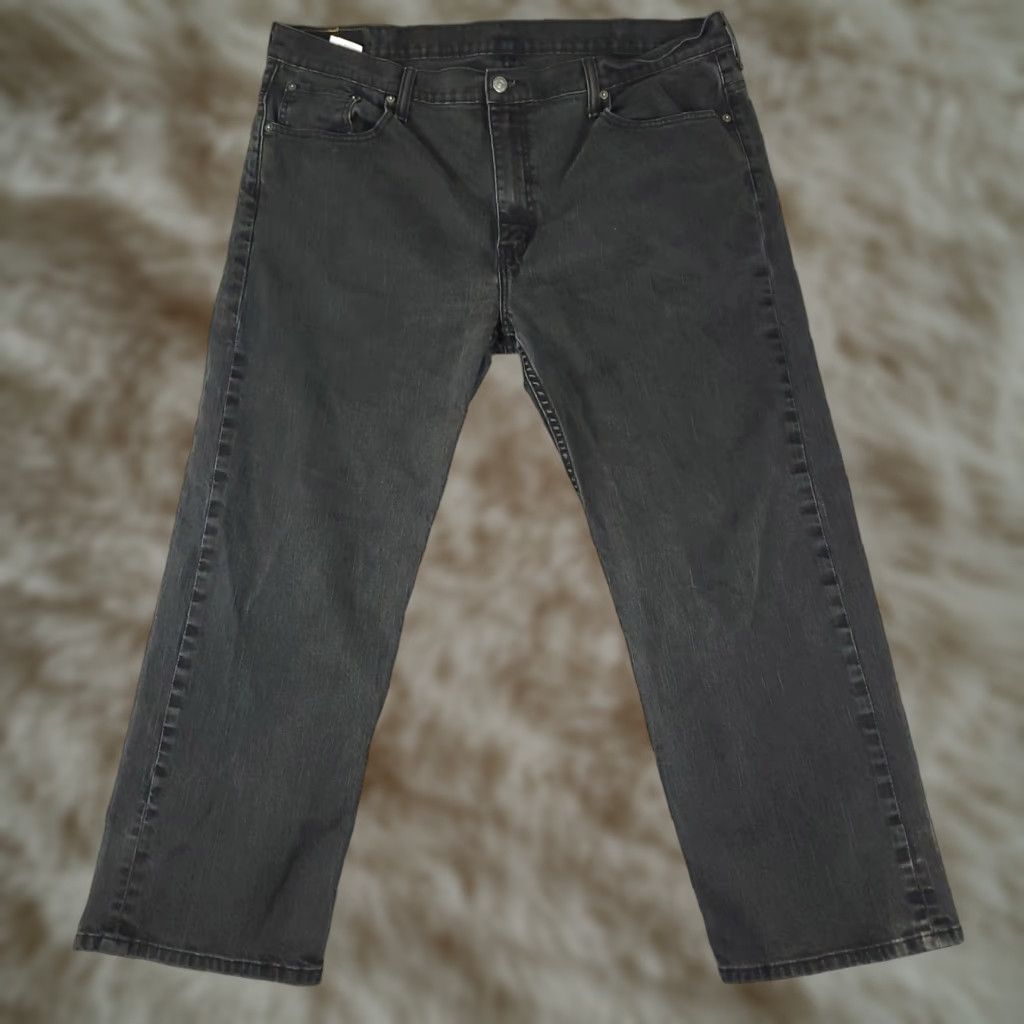 Levi's Levi's 569 Jeans Mens 40x28 Gray Denim Regular Straight 5-Pocket Zip Levi's Logo Vintage: No Mens Denim Pants Size US 40 / EU 56 - 1 Thumbnail