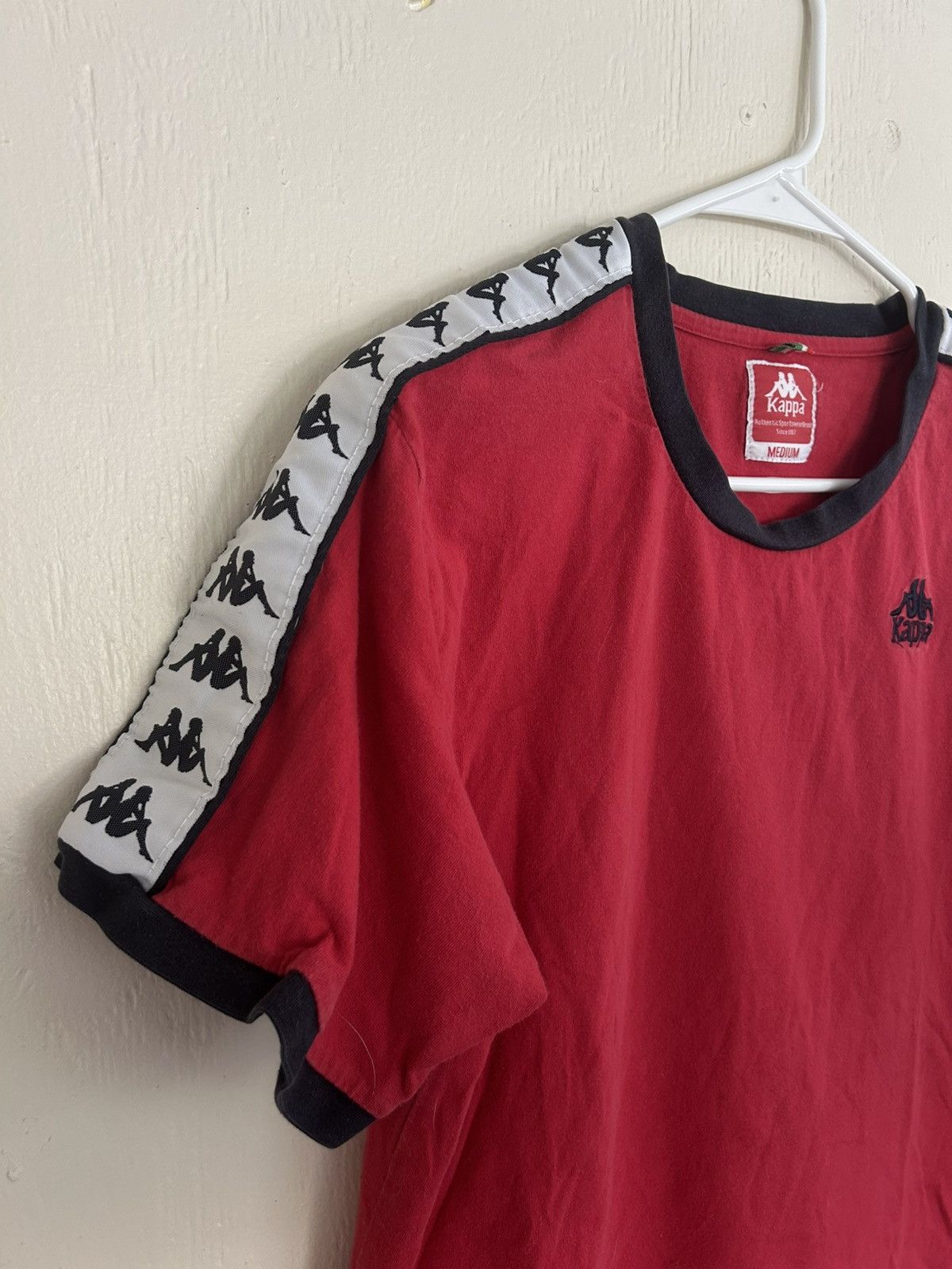 Kappa Kappa Embroidered Logo Red Shirt Size US M / EU 48-50 / 2 - 3 Thumbnail