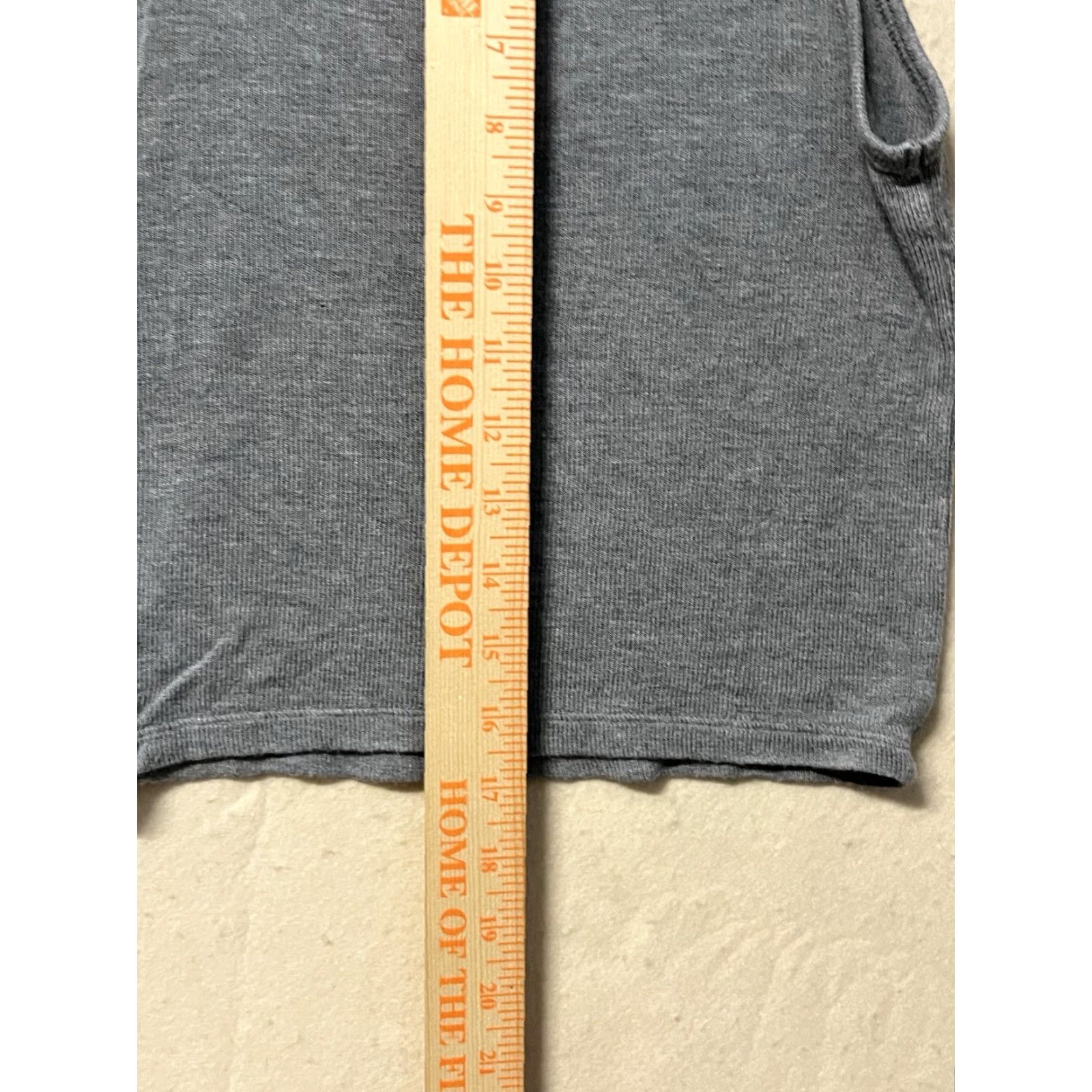 Vintage Aerie Tank Top Shirt Women S Gray Scoop Neck Cotton Blend Knit Sleeveless Pullover Basic Regular Summer Size S / US 4 / IT 40 - 4 Thumbnail