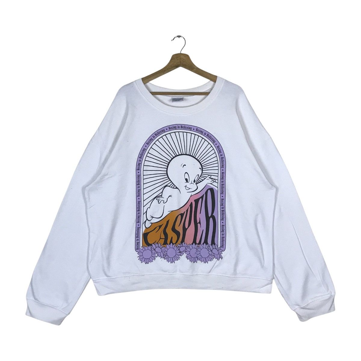 Vintage Vintage The Friendly Ghost Casper Pullover Jumper Sweatshirt Size US XXL / EU 58 / 5 - 1 Thumbnail