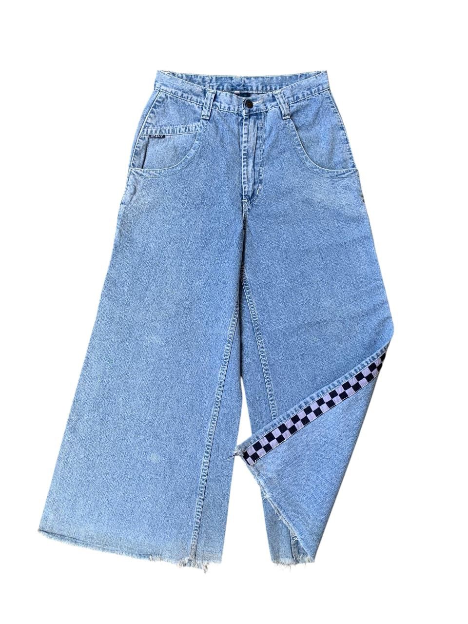Menace vintage 90s menace jeans clothing wide leg rave pants Size US 30 / EU 46 - 5 Thumbnail