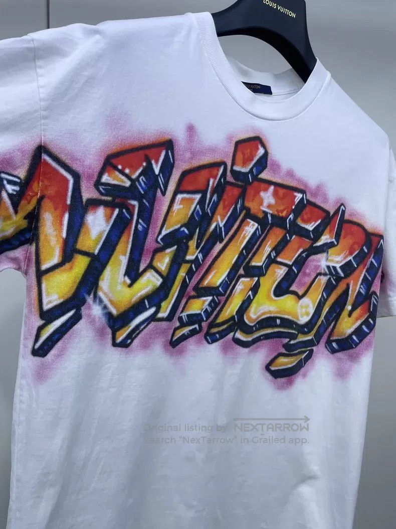 Louis Vuitton Louis Vuitton Flame graffiti monogram short sleeve T-shirt Size US XS / EU 42 / 0 - 4 Thumbnail
